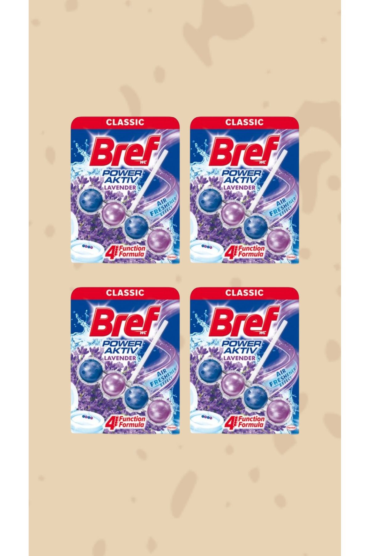Bref Wc Power Aktiv Kati Tuvalet Blogu Lavanta 4x1'li Tekli Paket