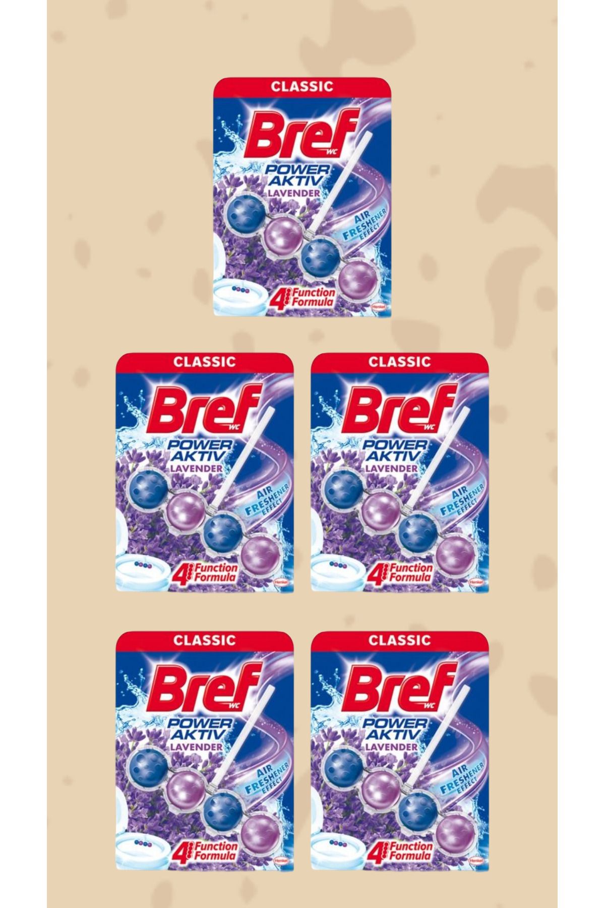 Bref Wc Power Aktiv Kati Tuvalet Blogu Lavanta 5x1'li Tekli Paket