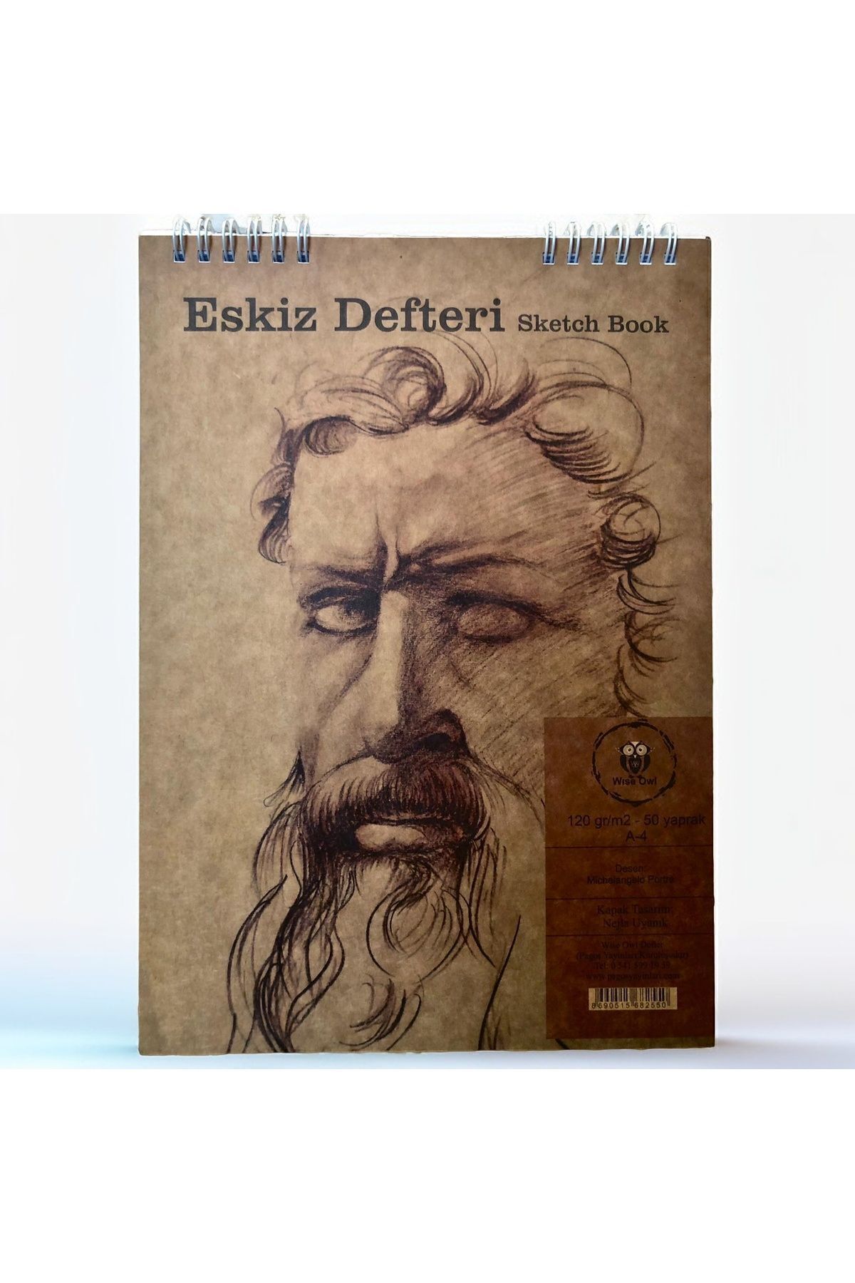 Pagos Yayınları A4/50 Yp/120 Gr/ Spiralli Eskiz Defteri Sketch Book