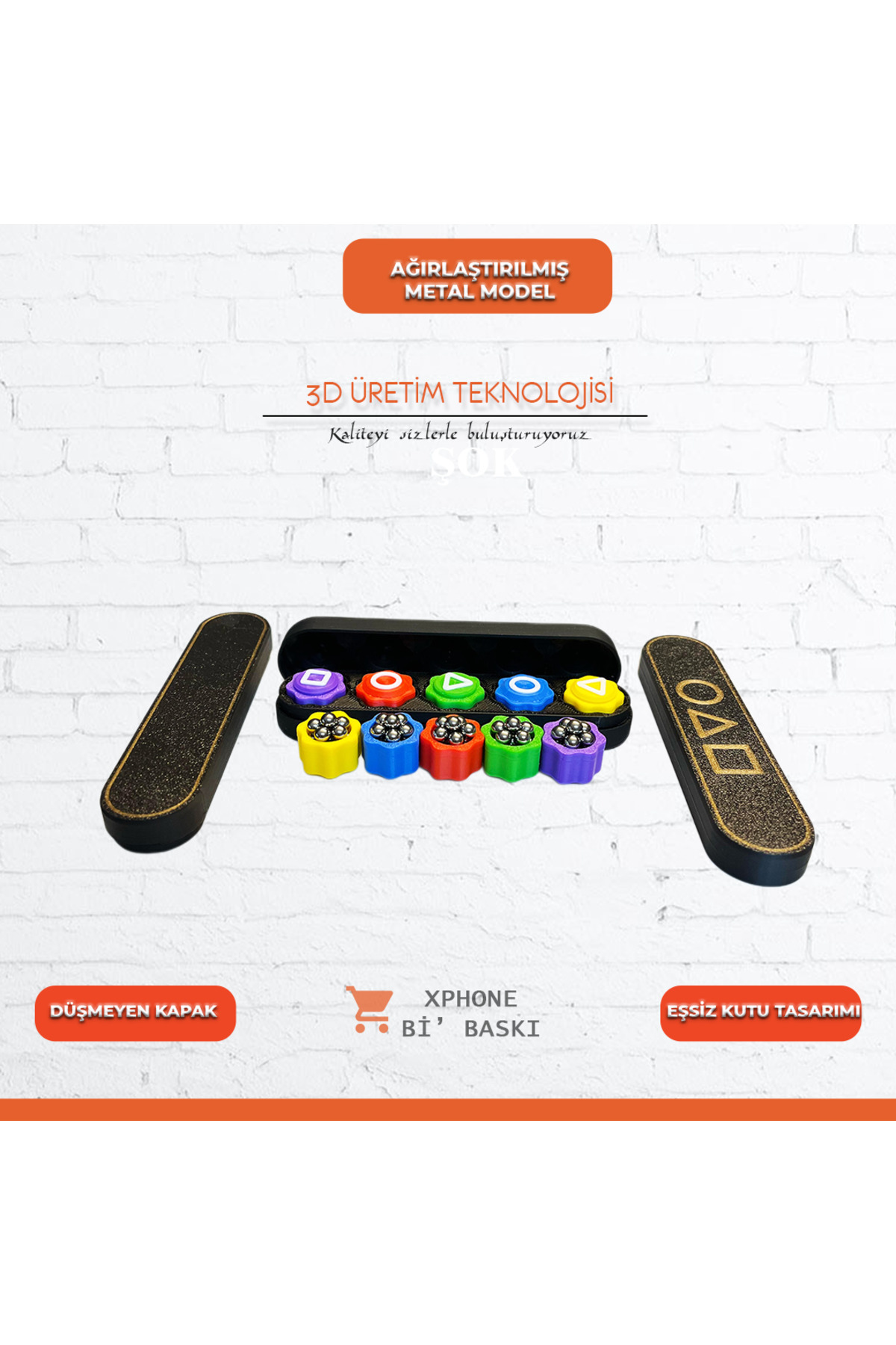 Squid Game | 5 Taş Oyun Seti Oyuncu 456 Anahtarlık (AĞIRLAŞTIRILMIŞ METAL BİLYELİ) fotoğrafı 3 (önizleme)