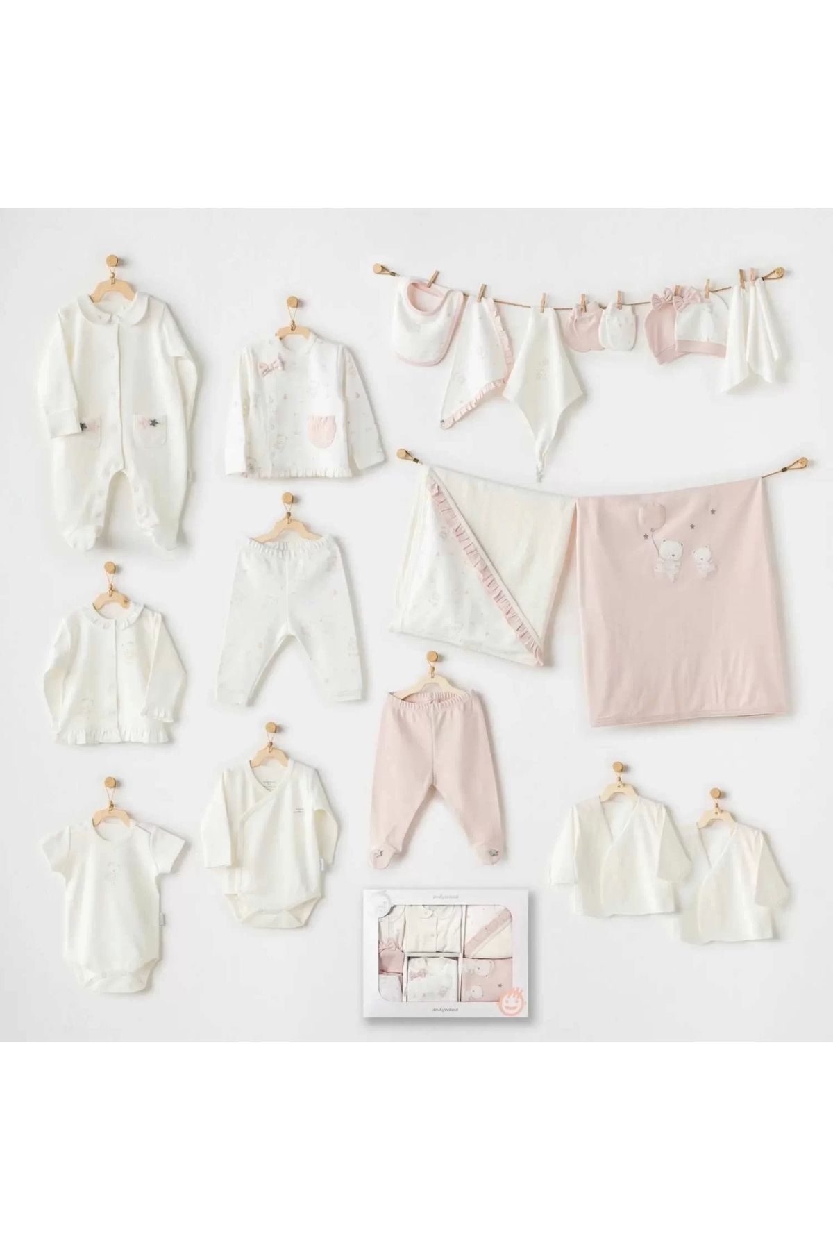 Miravm Ballerina 20 Parça Hastane Çıkışı Ekru