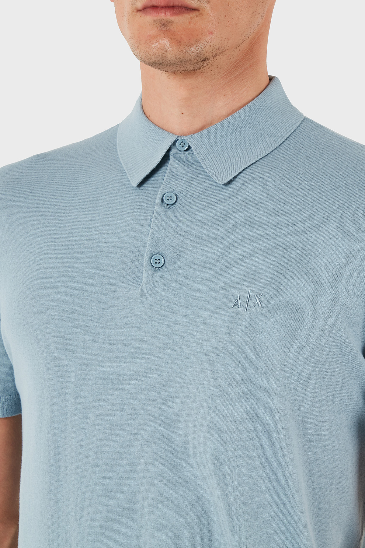 Armani Exchange-100% Cotton Regular Fit Polo Neck t Shirt Men's Polo-Neck t Shirt 8Nzf5D Zm3Jz U9287 7