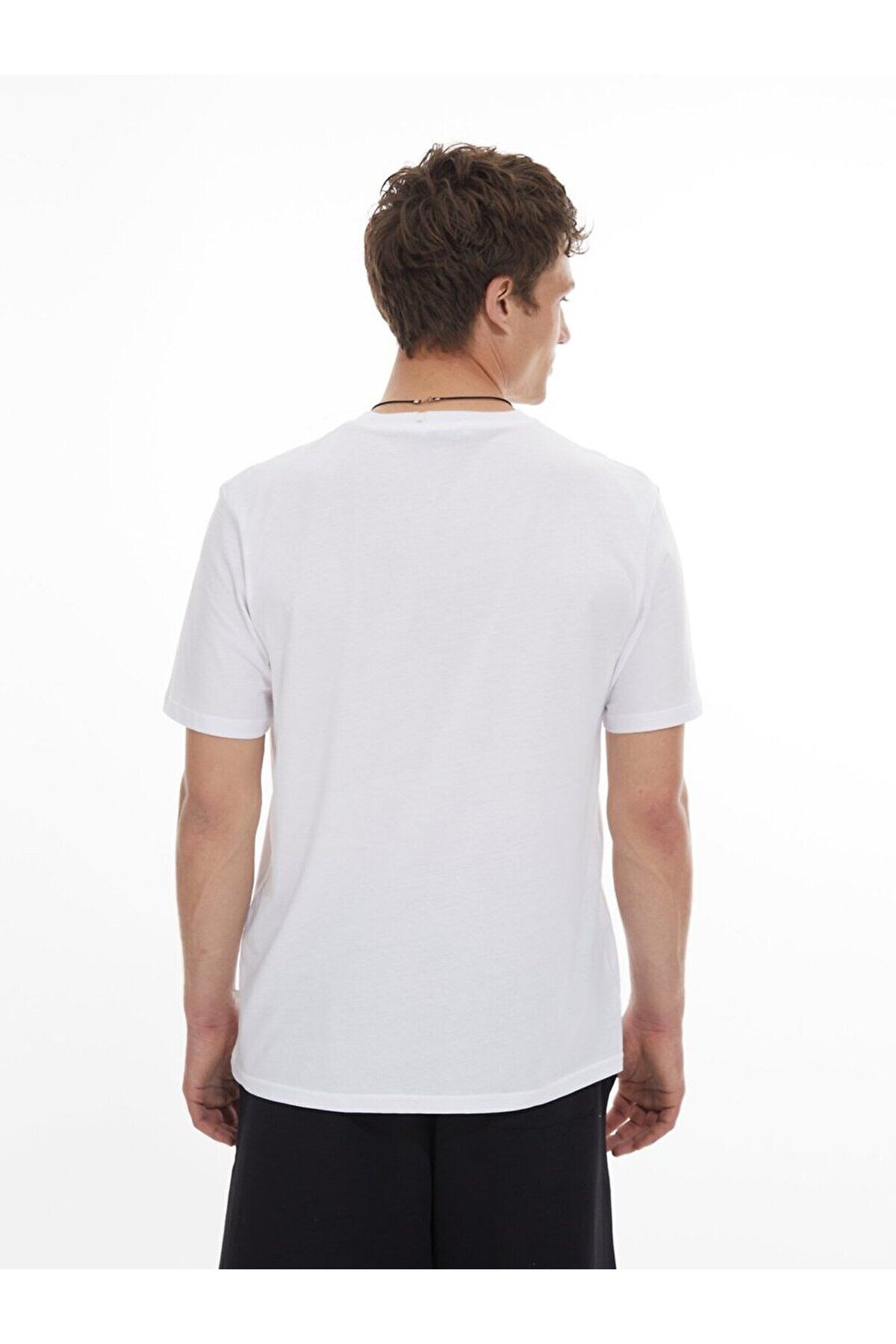 Ltb-Crew Neck Short Sleeve Regular White T-Shirt 3