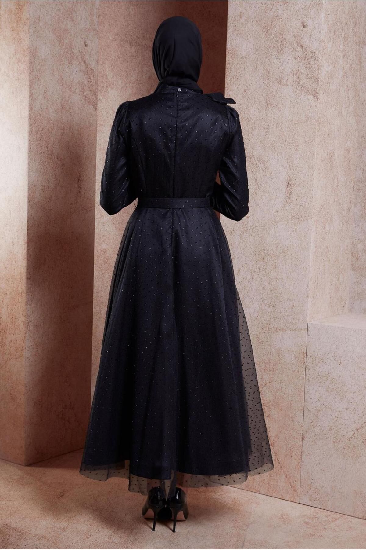 Alvina-50271 Model Rochie de Seara Modestă - Rochie cu Curea 3