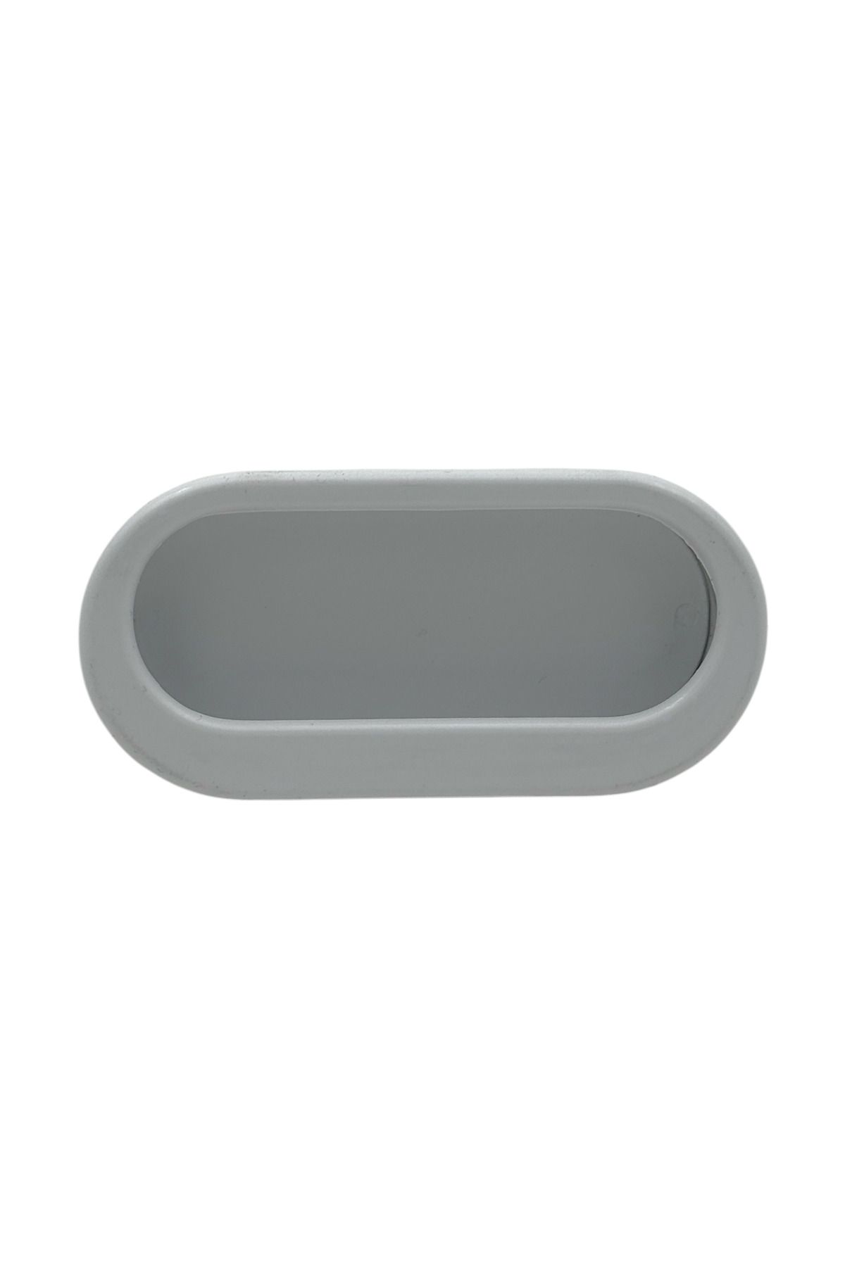 Ayder Plastik Oval Gömme Kulp 35x70 Beyaz