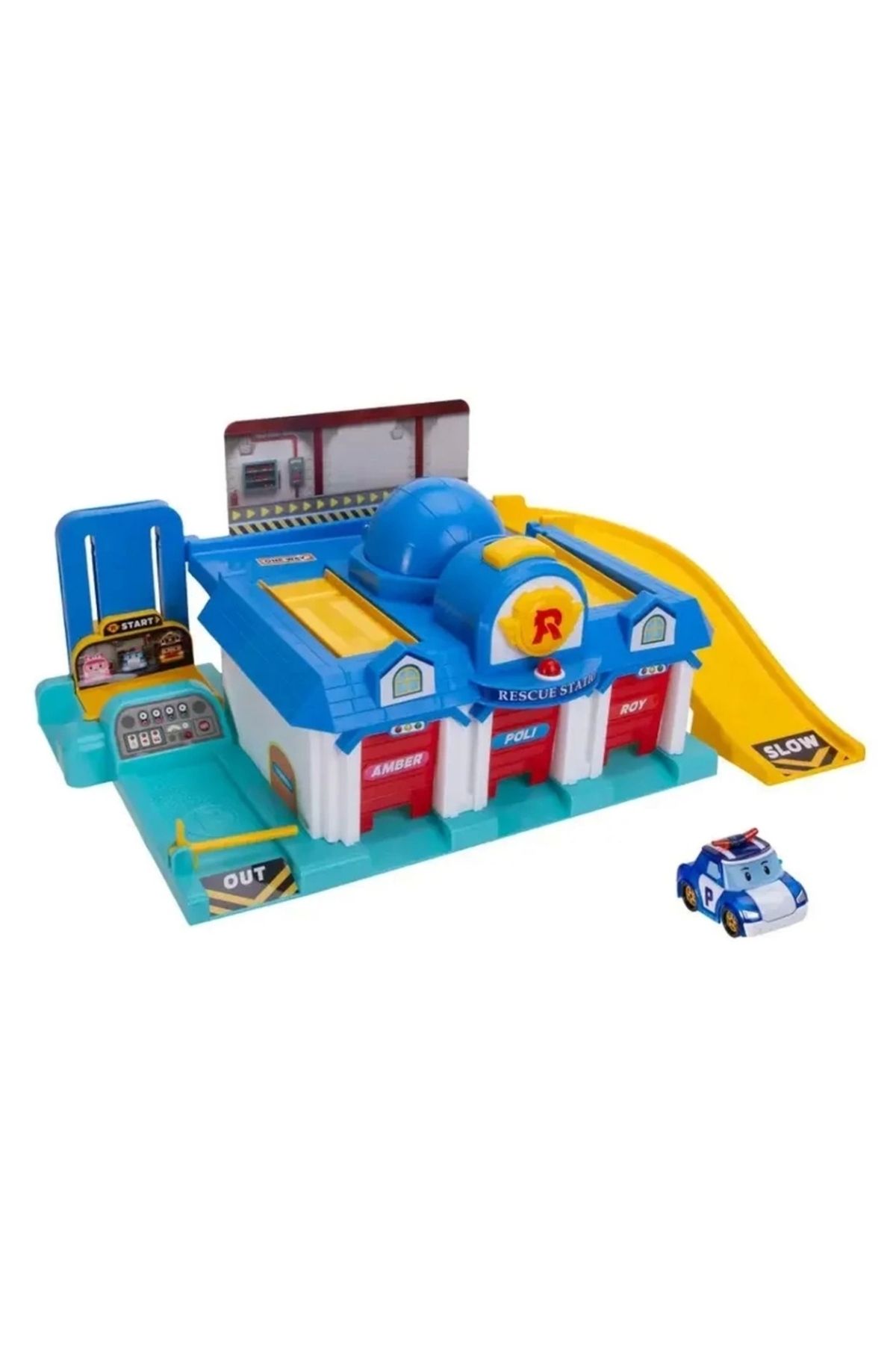Finetoo Robocar Poli Let's Go Ana Merkez Oyun Seti – Macera Dolu Oyun Deneyimi