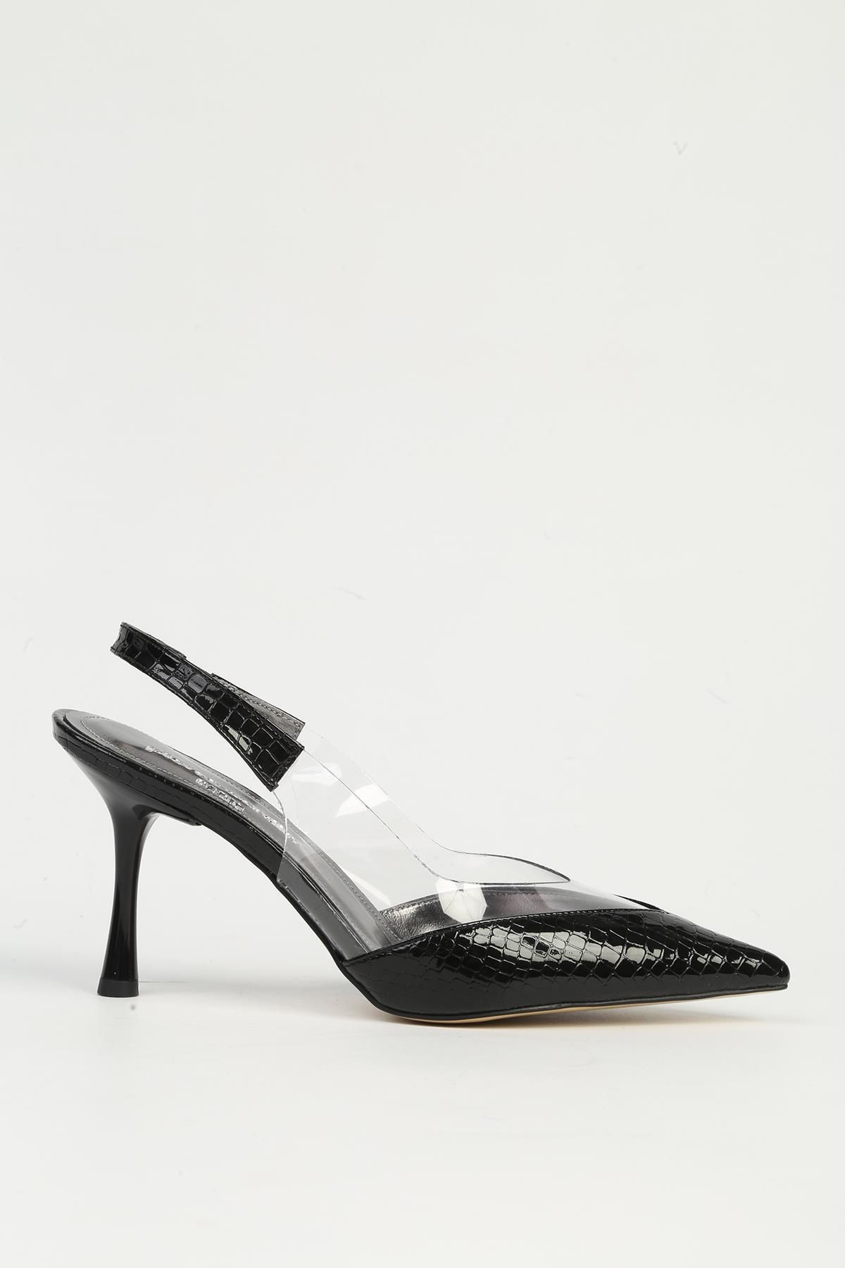 کفش پاشنه دار زنانه مشکی PC-54501 Pierre Cardin