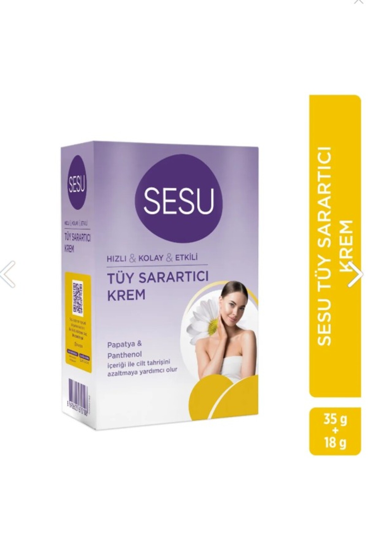 Sesu Tüy Sarartıcı Krem 35gr+18gr - Fiyatı, Yorumları