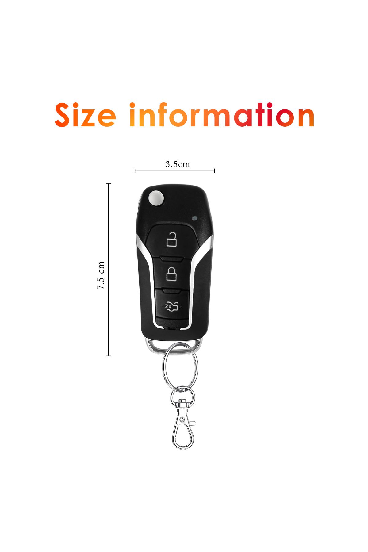 3XR-Car Keyless Entry System with Dual Remotes, Central Locking, and Wiring Kit for Vehicle Security 4