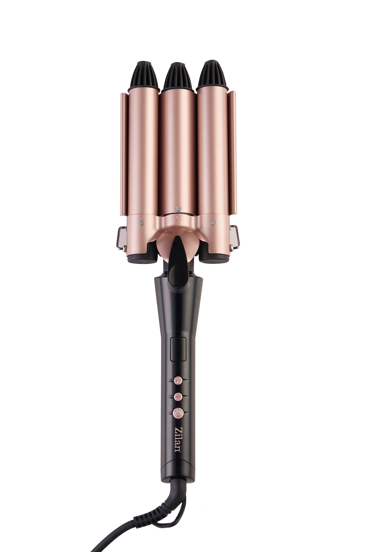 Zilan-Zilan ZLN9198 hair curler with 3 elements, 5 temperature settings, LED display, 128W 6