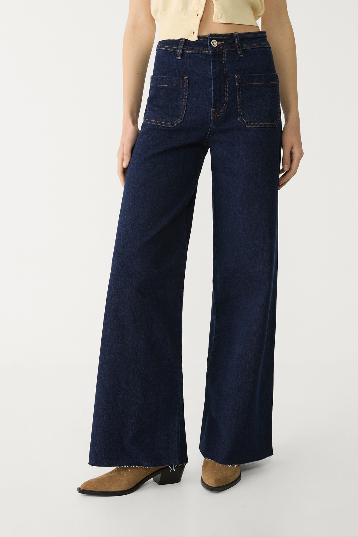 Stradivarius-Straight-fit jeans with pockets 2