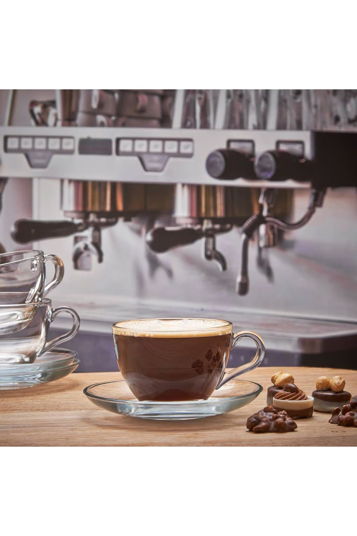 Paşabahçe-Set servire ceai sau cafea, 12 piese, 6 persoane, Basic 1