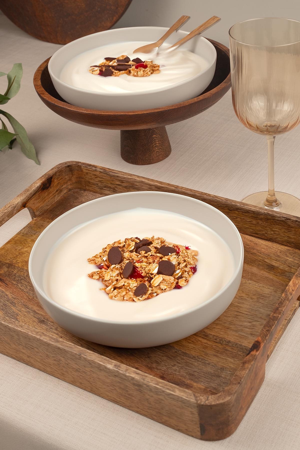 Kütahya Porselen Moderna 2 Li 20 Cm Kase Krem