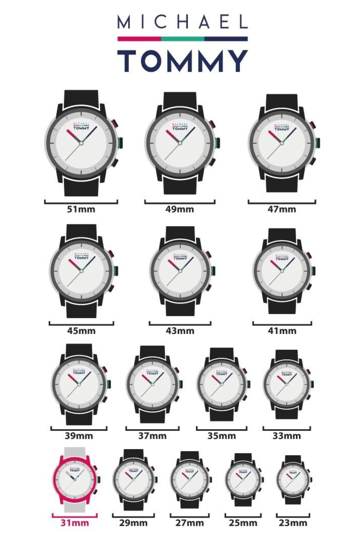 MICHAEL TOMMY-Steel Women's Wristwatch - Mt- 325005 L-Bbl23 2
