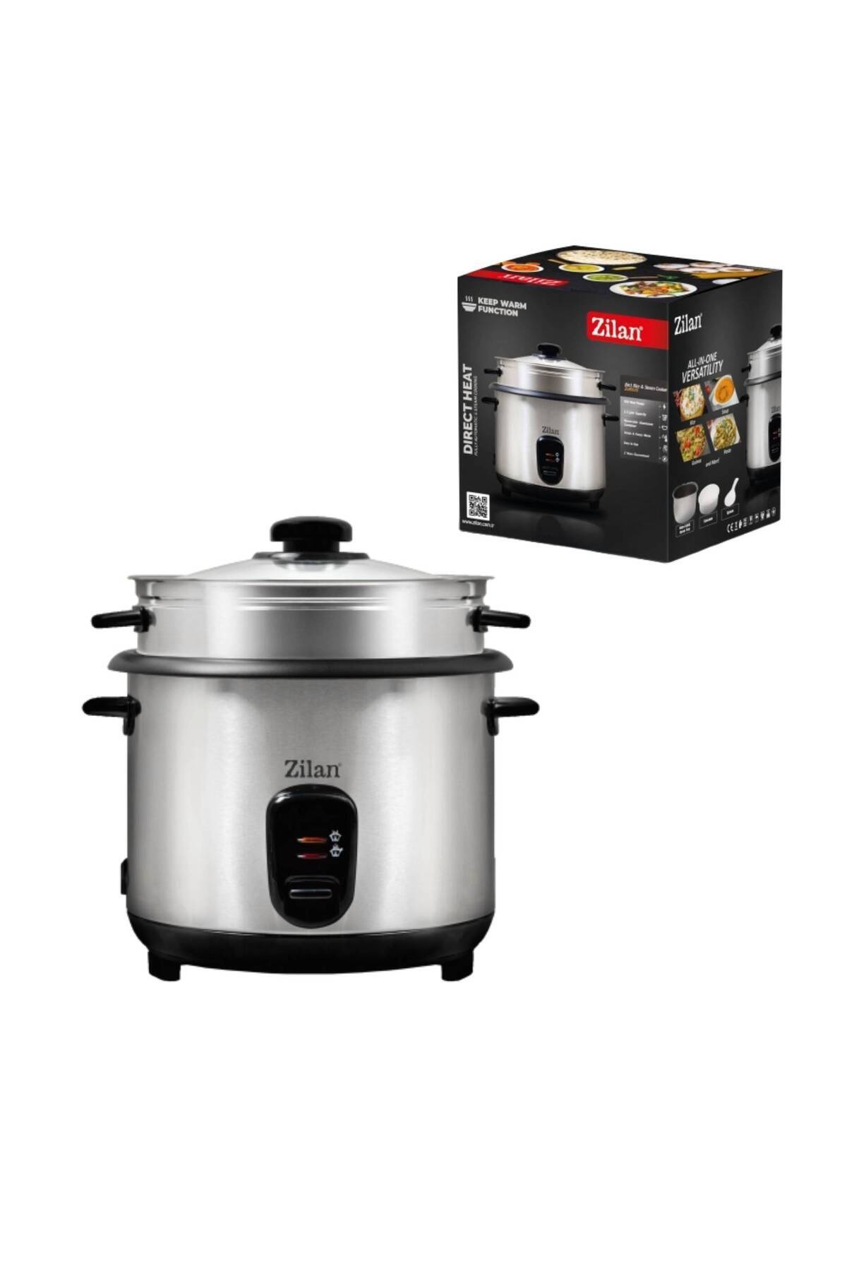 Zilan-ZLN9570 2-in-1 rice cooker and steamer, 1.5L, 500W 3