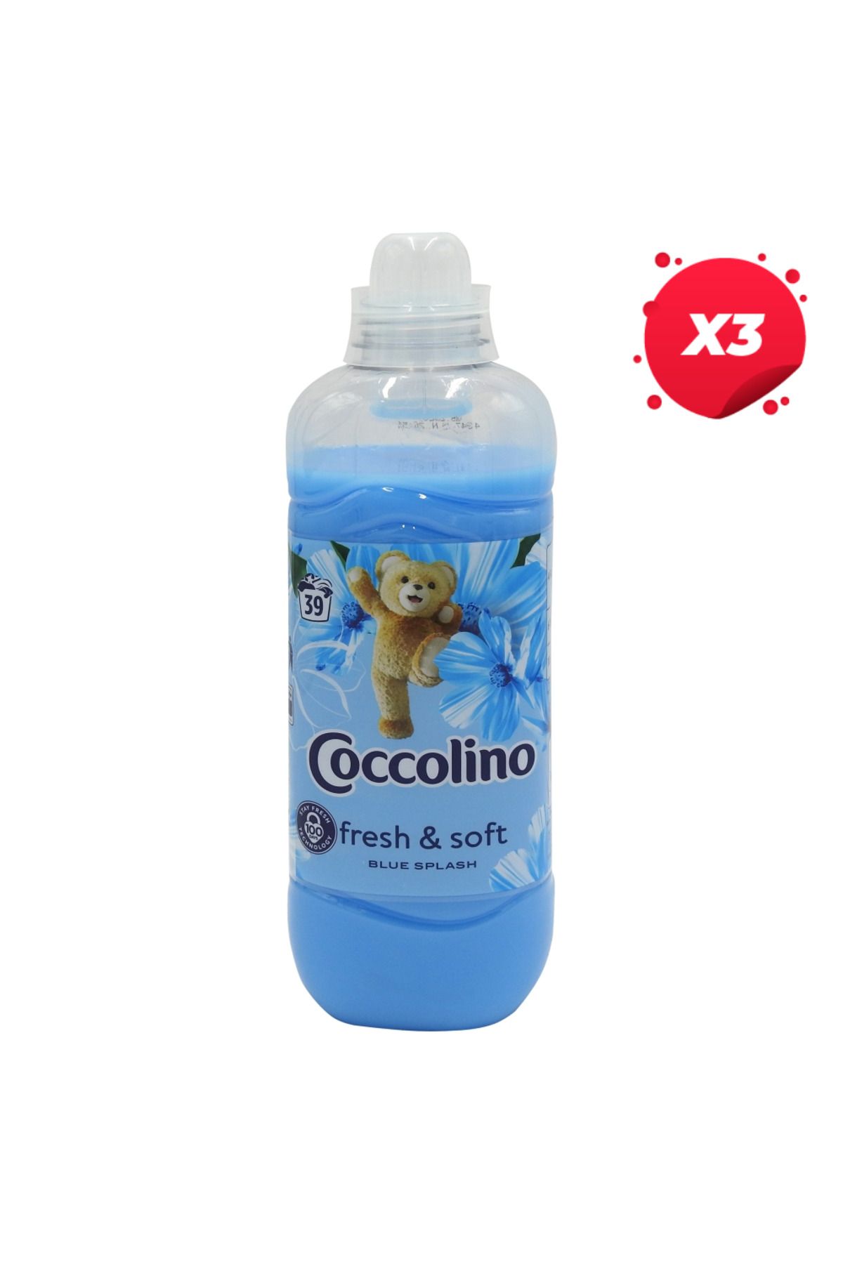 Coccolino X3 - Coccolino Demobilizare 975ml Blue Splash 39 Spălări - One Size