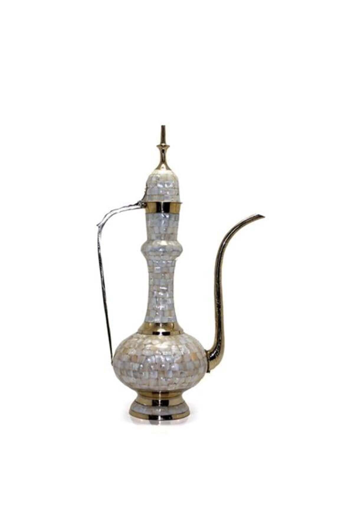 Mu Art Ahşap Pirinç Sedefli İbrik 55 Cm
