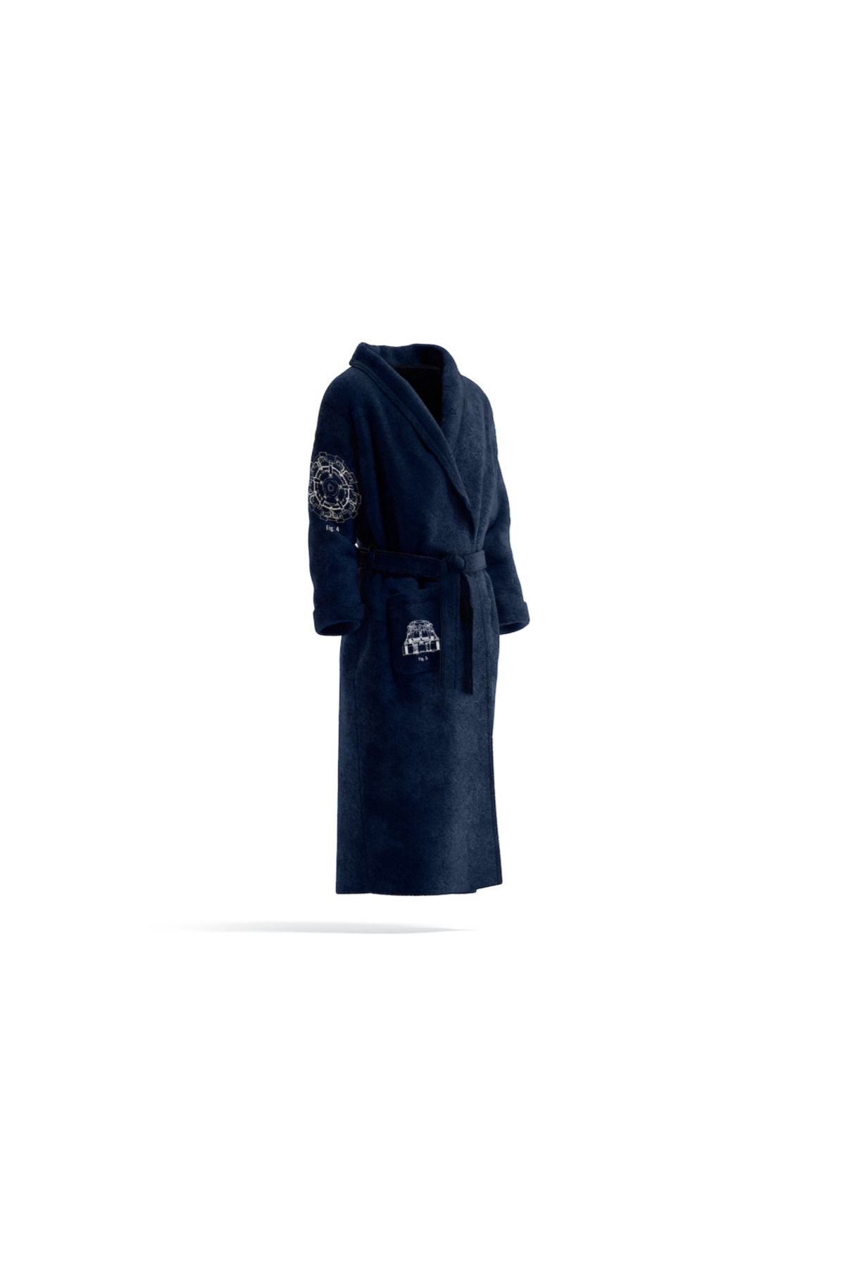 The Lucid Lab-Halat de baie Arc Reactor albastru 3