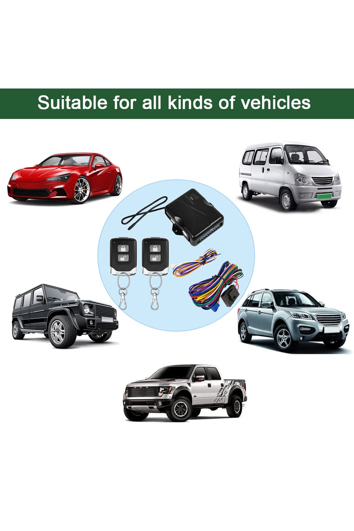 3XR-Car Keyless Entry Central Locking Remote System – Universal Compatible with Advanced Features 6