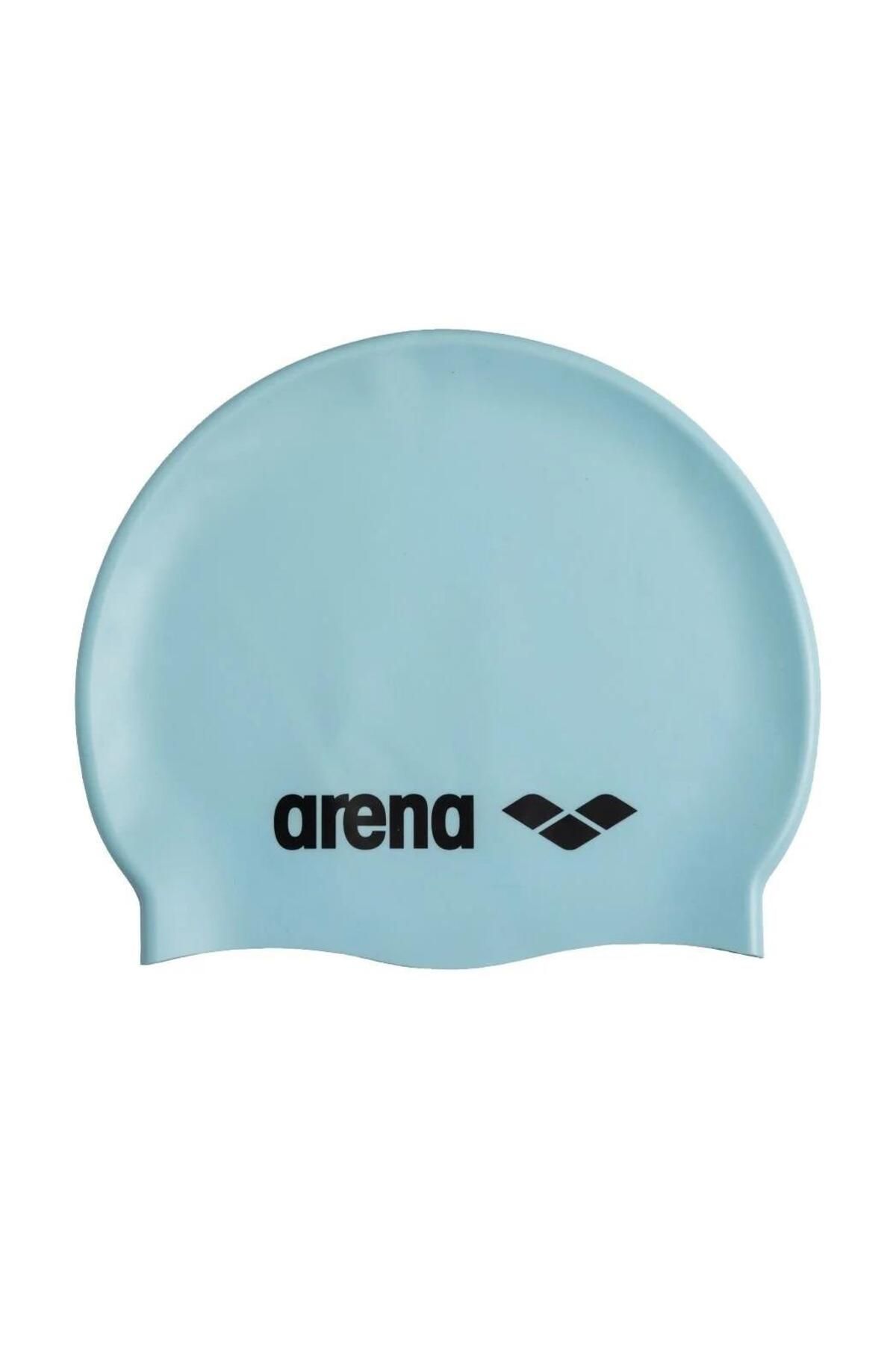 ARENA-Класическа силиконова унисекс зелена шапка за плуване - AR91662102 1