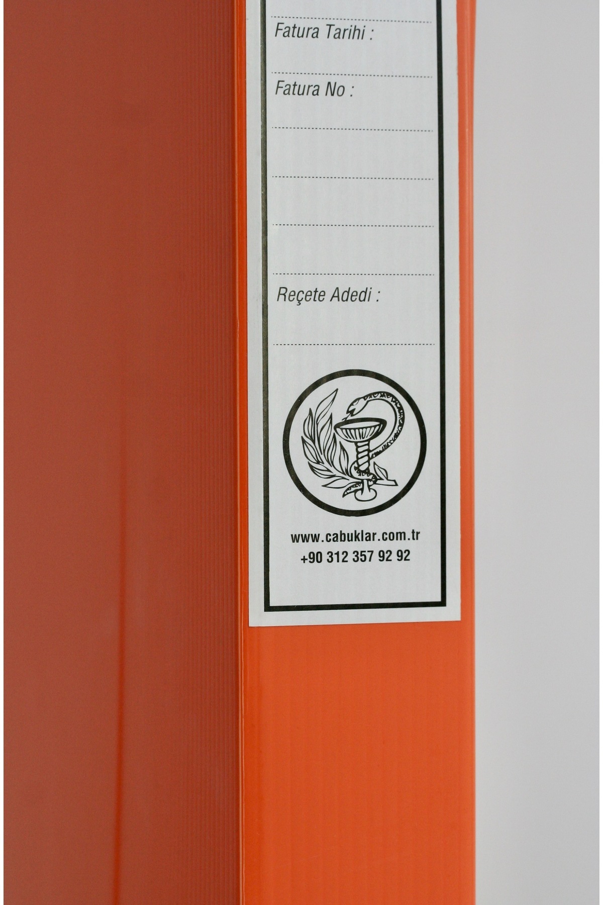 ÇABUKLAR-Sgk Pharmacy - Orange Standard Size Prescription Box (29X4,5X40 cm) 5