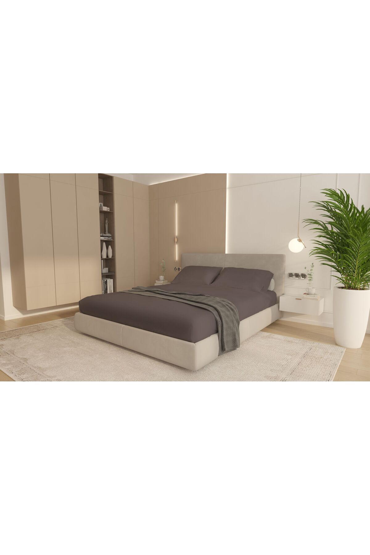 Home Still Husa Bumbac Gri 180 X 200 Cm - 180 x 200