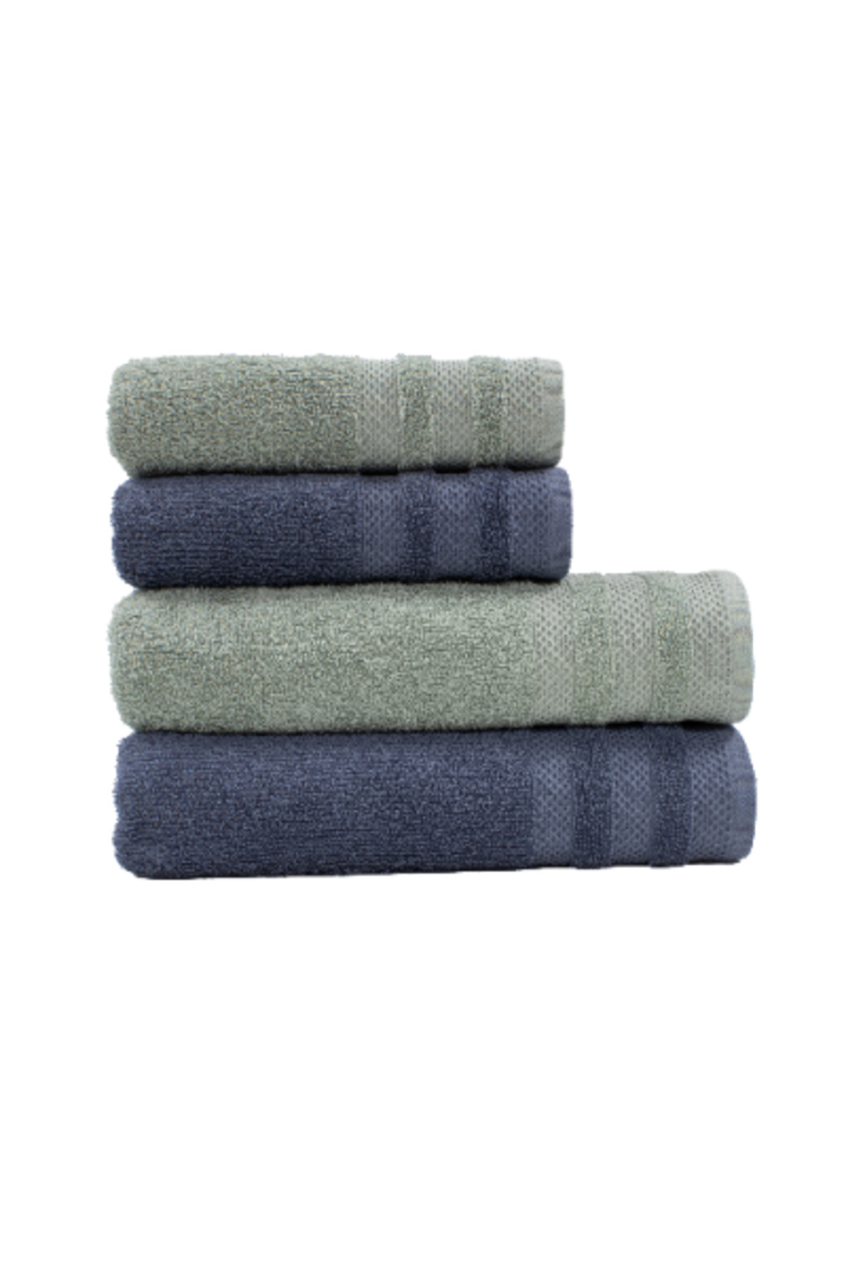 Class Home Collection-Set 2 prosoape absorbante, 100% bumbac jacquard, densitate 500 g/m², 50x100 cm + 70x140 cm, Audo, Denim 6