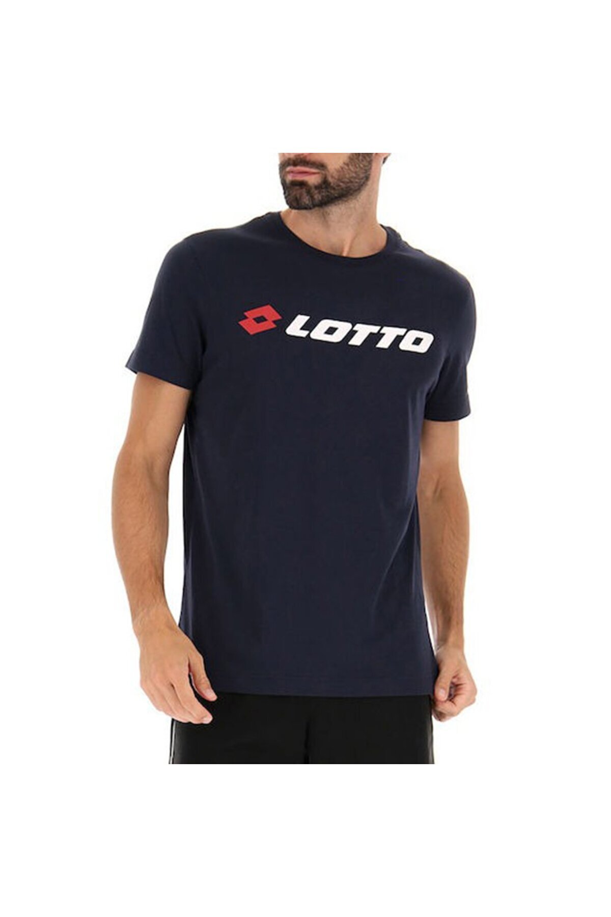 L】SFC LOTTO GAME SHIRTS2 （BLACK X NAVY） Lotto Dark blue