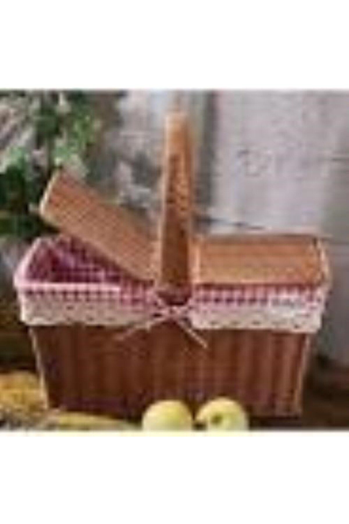 JASPER 15241 Hasır 2`li Piknik Sepeti