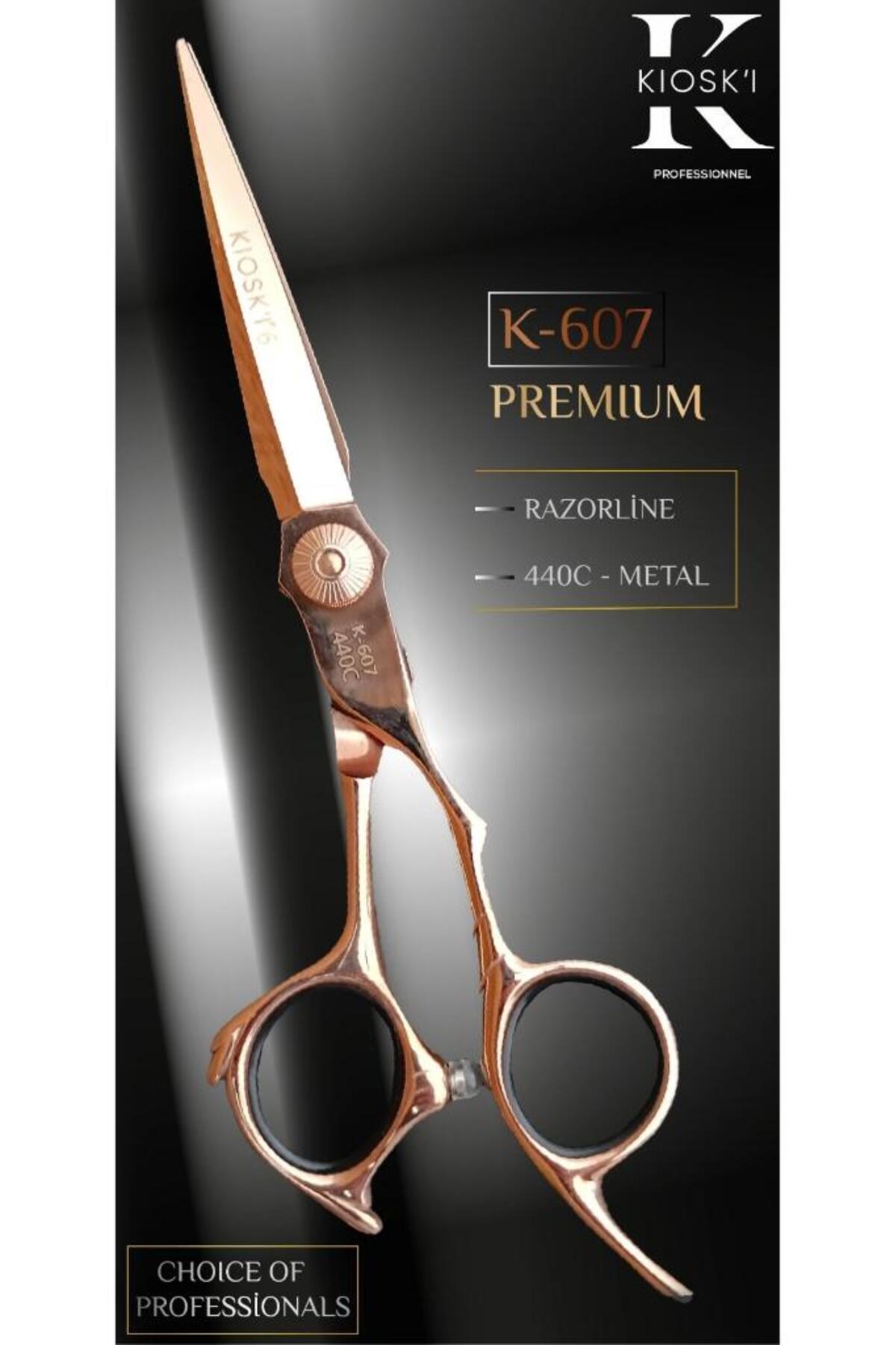 #Kiichikato様　安納300本 KİOSKİ Profesyonel Premium Lüks Makas 440-C 6 Numara K-607