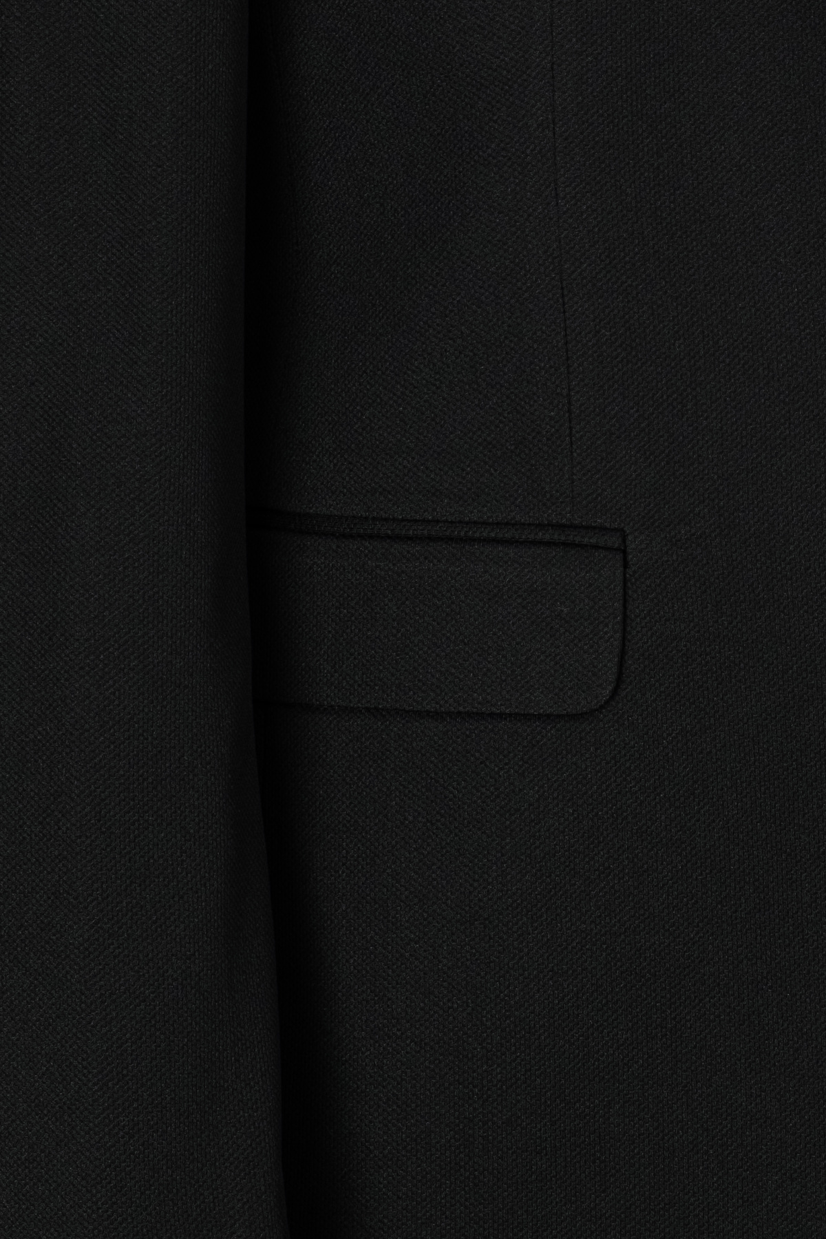 Sergio Ferraro  Siyah Dokulu İtalyan Stil Slim Fit Erkek Blazer Ceket - Görsel 5