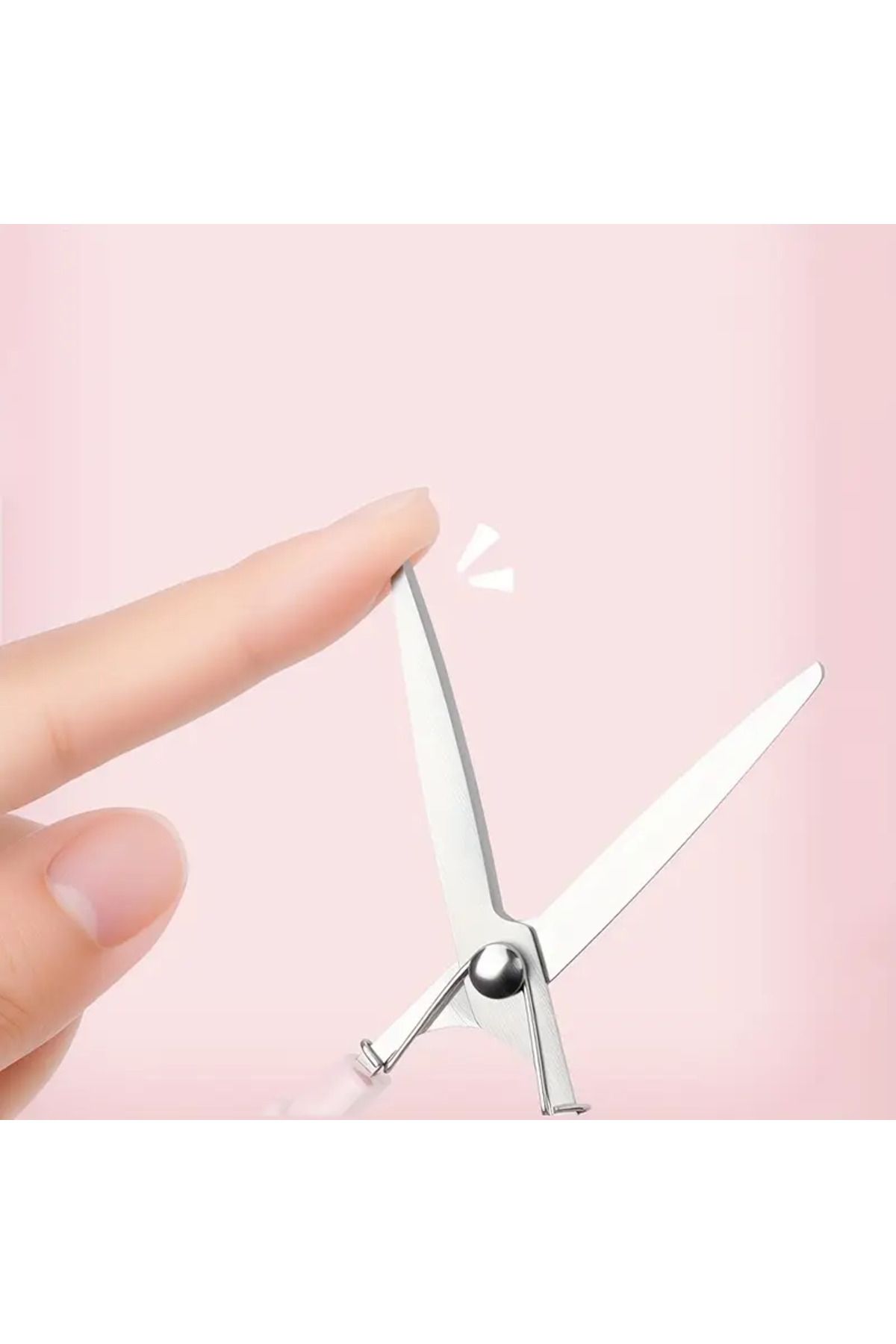 BABUN-1 Pcs Stainless Steel Capybara Paw with Cover Portable Mini Scissors School Scissors Envelope Package Opener 7