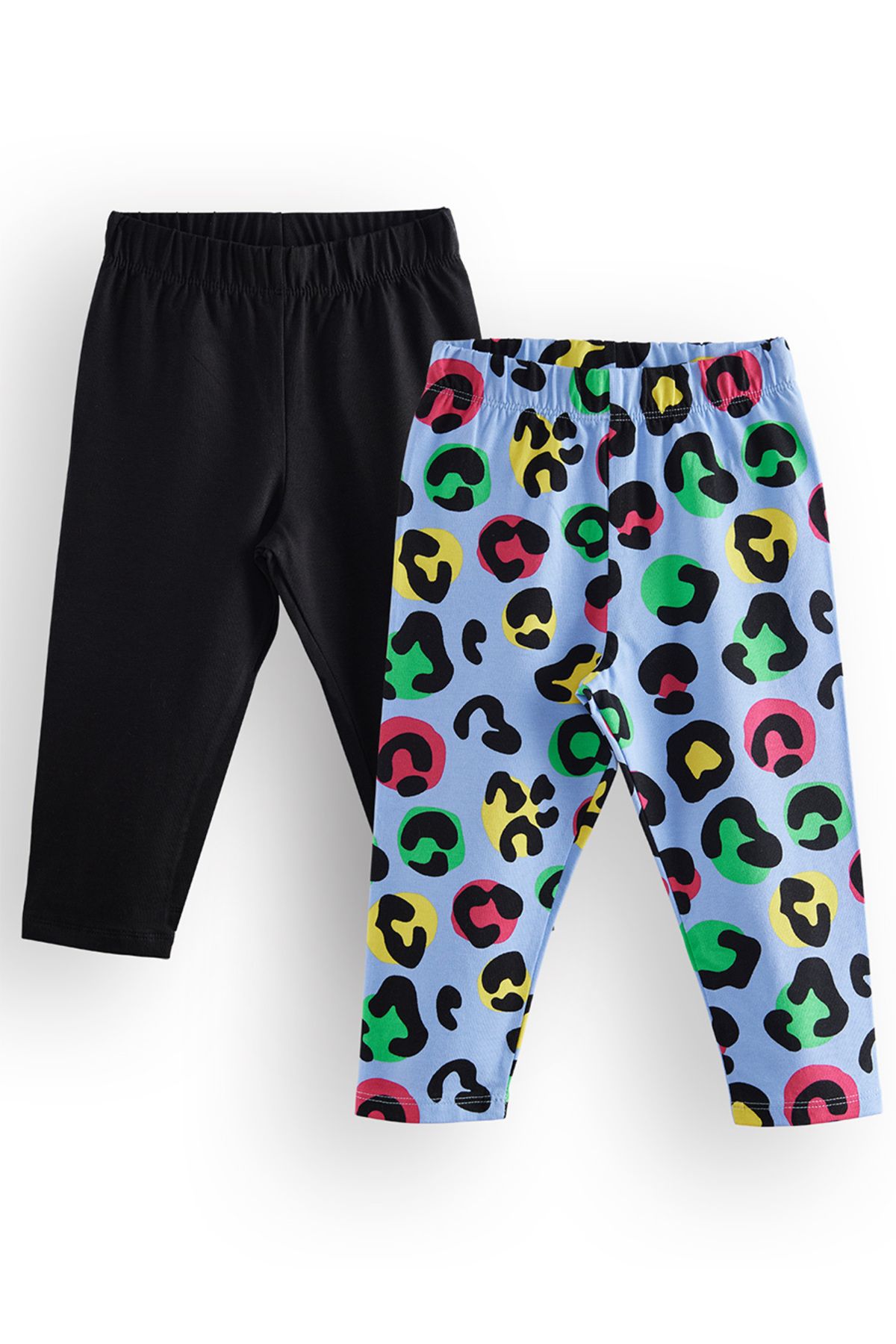 Denokids-Schwarze Leoparden-2-teilige Strumpfhose für Mädchen 3
