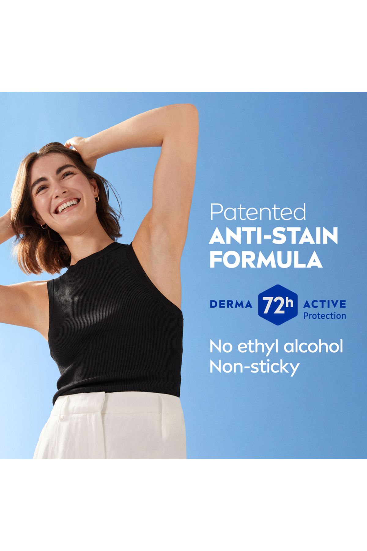 NIVEA-Black & White Invisible Original, Antiperspirant for Women, Spray 150ml, Pack of 2 5