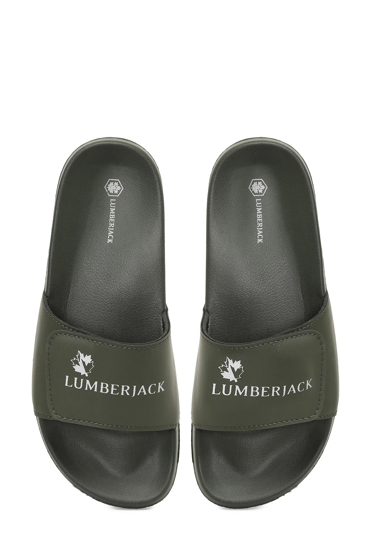 lumberjack-Ανδρικές παντόφλες NORMAN 5FX Khaki 4