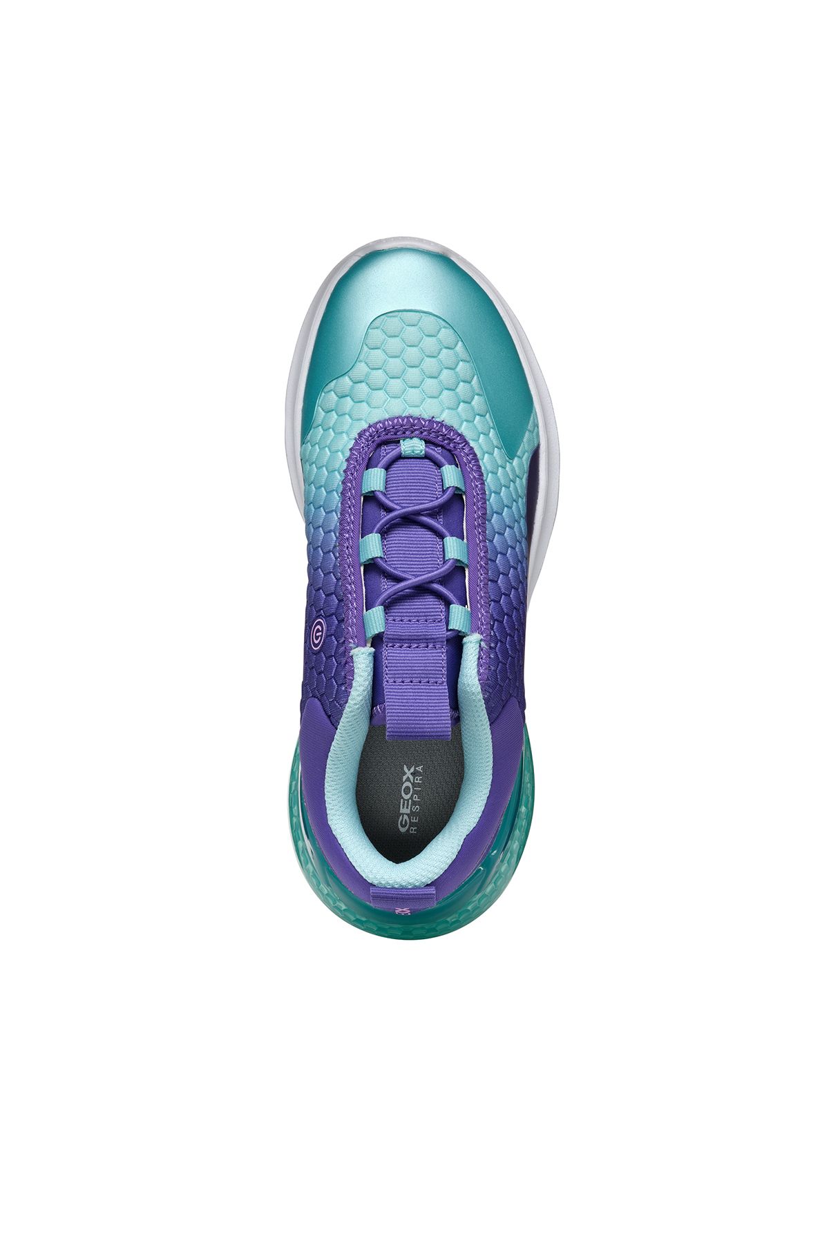 اسنیکر دخترانه و بچگانه GIRL PURPLE ACTIVEART ILLUMINUS LAMBLY کفش ورزشی J46LZA0E9JC8K4A Geox