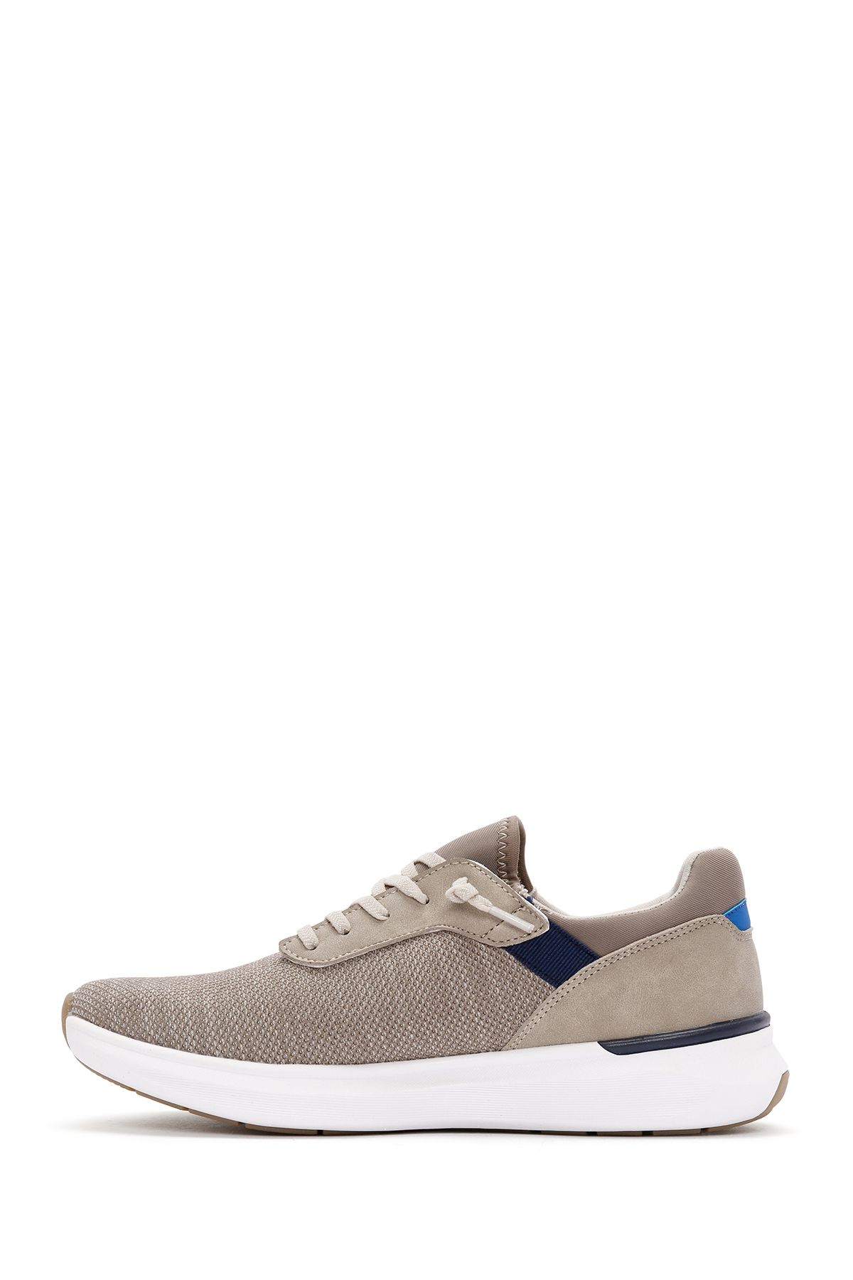 Derimod-Pantofi pentru bărbați Zero, bej, cu șireturi, cu talpă groasă, din material textil 25SFD69136F 2