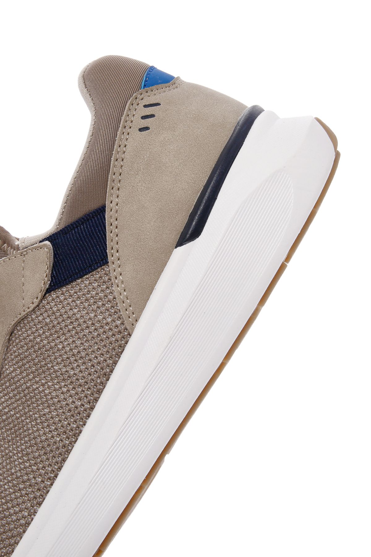 Derimod-Pantofi pentru bărbați Zero, bej, cu șireturi, cu talpă groasă, din material textil 25SFD69136F 8