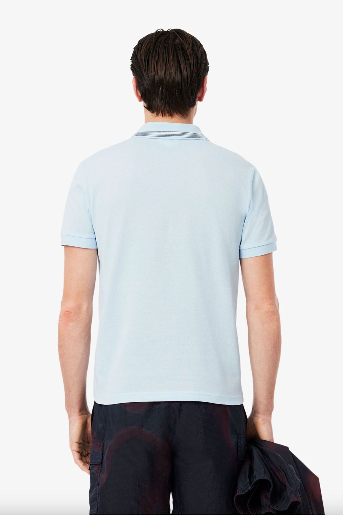 تی شرت یقه پولو مردانه FIT منظم L.12.12 PRINT POLO Lacoste