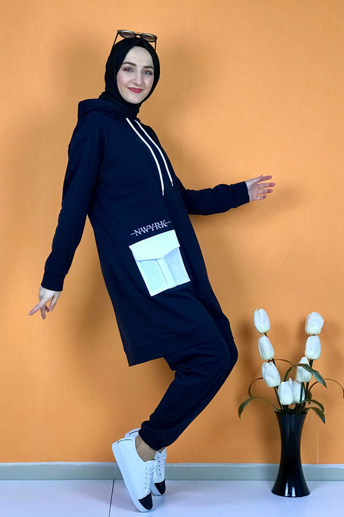 COXO Fashion`S Moda Çizgi Eşorfman Takımı