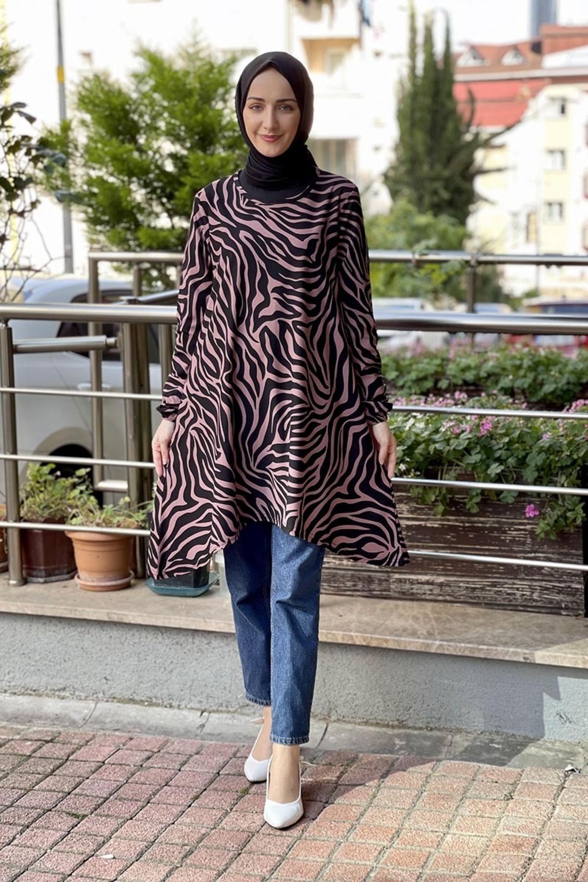 Fashi10 Desenli Tunik