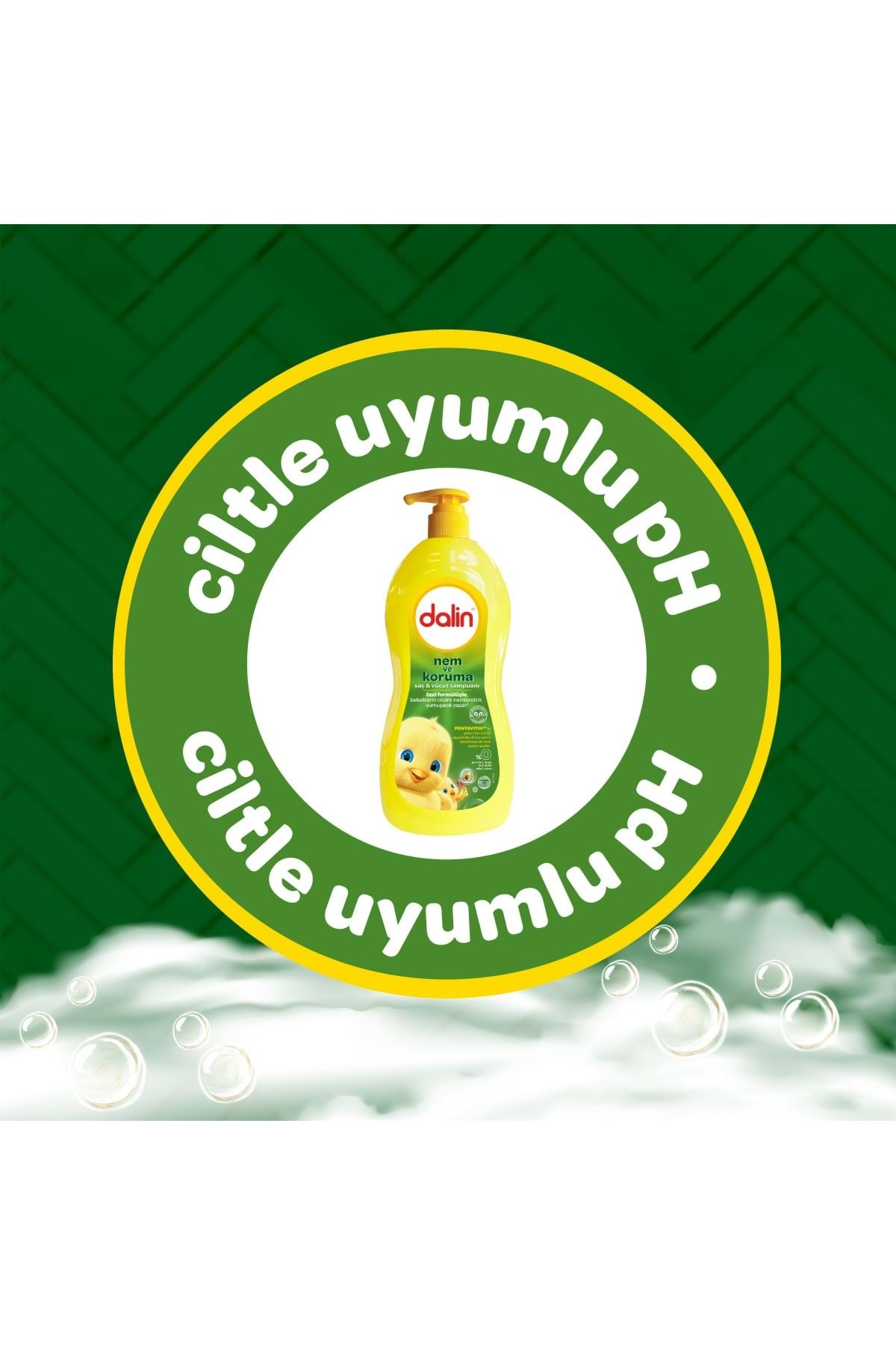 Dalin Bebek Saç & Vücut Şampuanı 700ml Nem Ve Koruma Avakado Özlü (POMPALI) (3 LÜ SET) fotoğrafı 7 (önizleme)