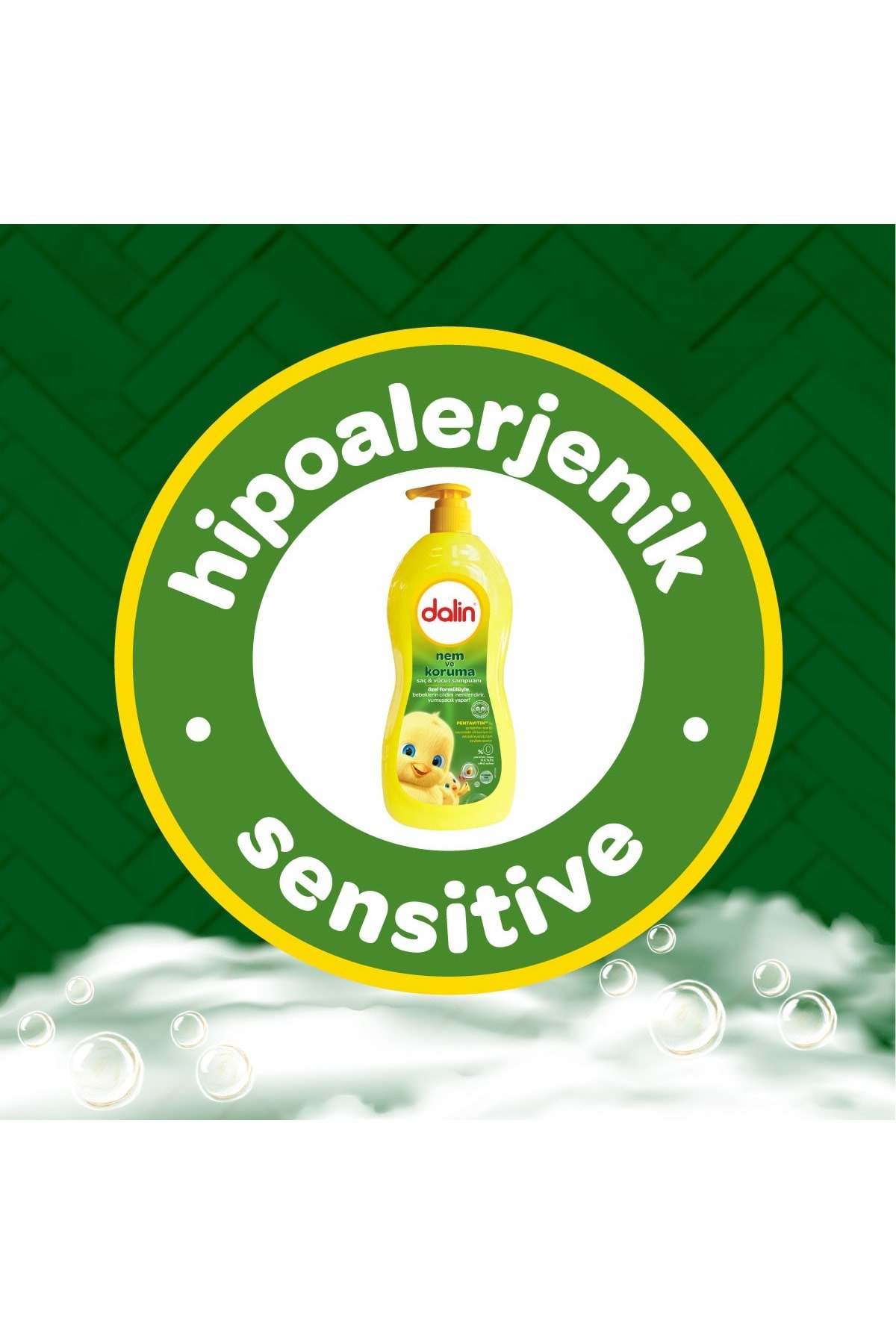 Dalin Bebek Saç & Vücut Şampuanı 700ml Nem Ve Koruma Avakado Özlü (POMPALI) (3 LÜ SET) fotoğrafı 6 (önizleme)