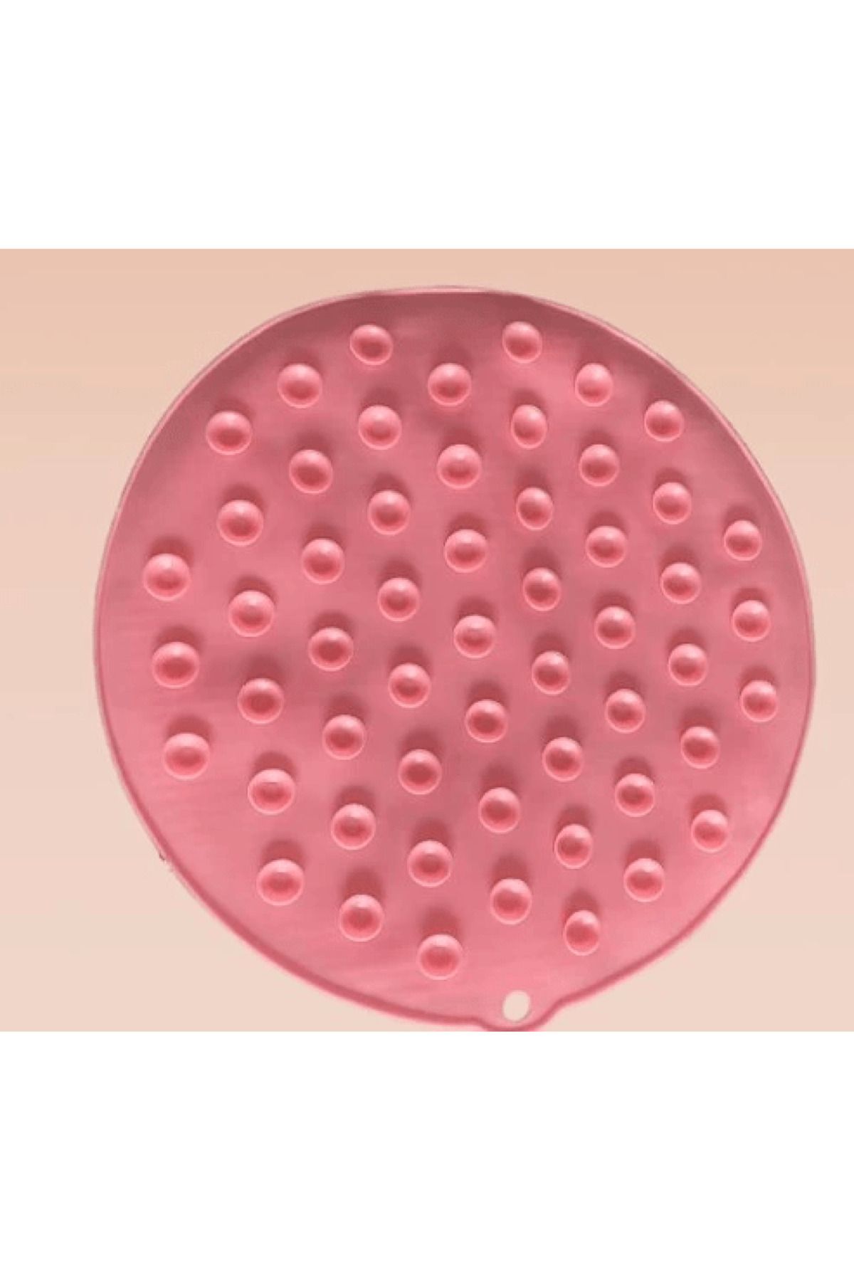 maarketim Pratik Yuvarlak Vantuzlu Banyo Sırt Kese Matı 26 Cm