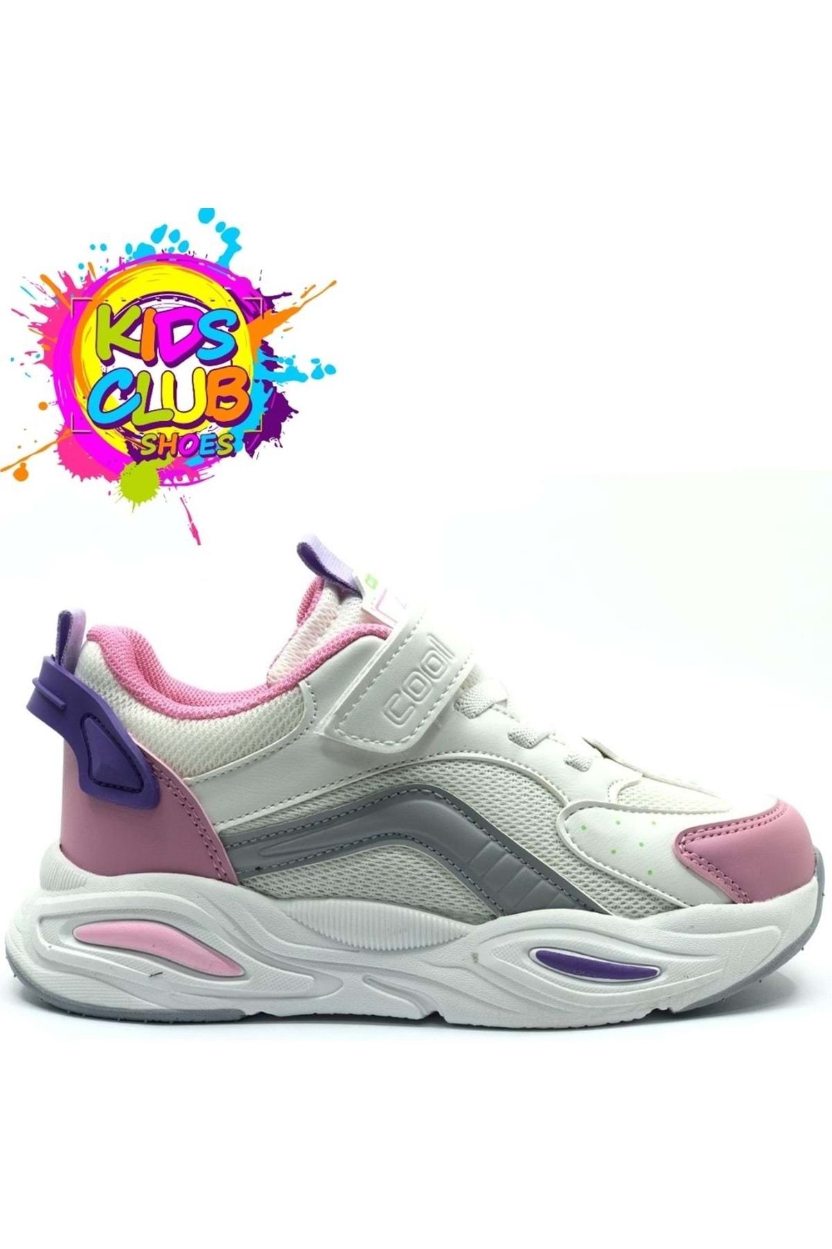 Kids Club Shoes Cool Evo-Toti Sneaker Ortopedik Taban Unisex Çocuk Spor Ayakkabı PUDRA