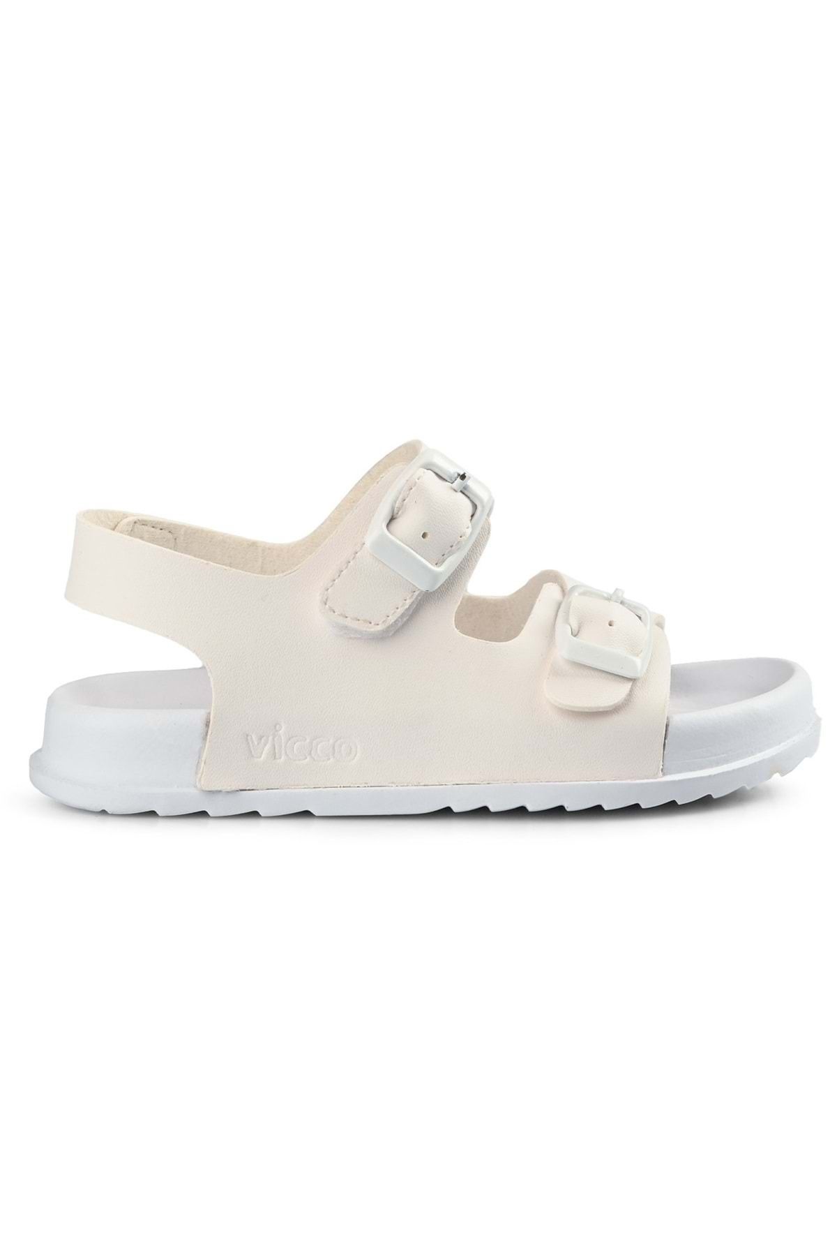 Vicco-Miyu Ortopedik Çocuk Sandalet Beyaz 3