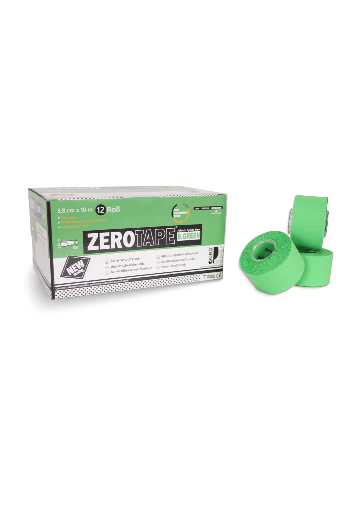 zerotape Fitness Kuvvet Basketbol Esneklik Voleyboll Parmak Koruma Sporcu Bandı 3.8cm 10 Metrelik