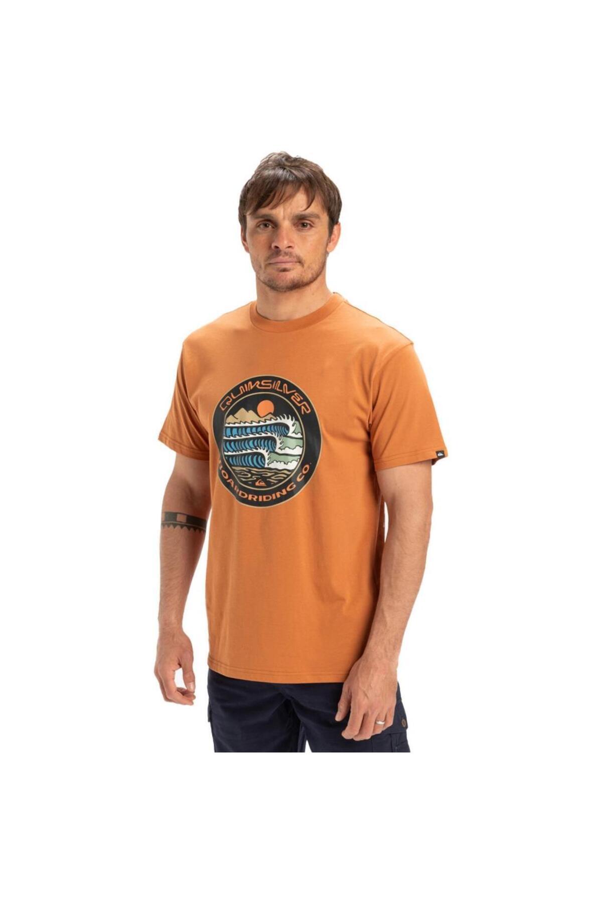 تی شرت مردانه طرح دار آستین افتاده | کوییک سیلور Quiksilver EQYZT08051 CMN0 - تصویر 2
