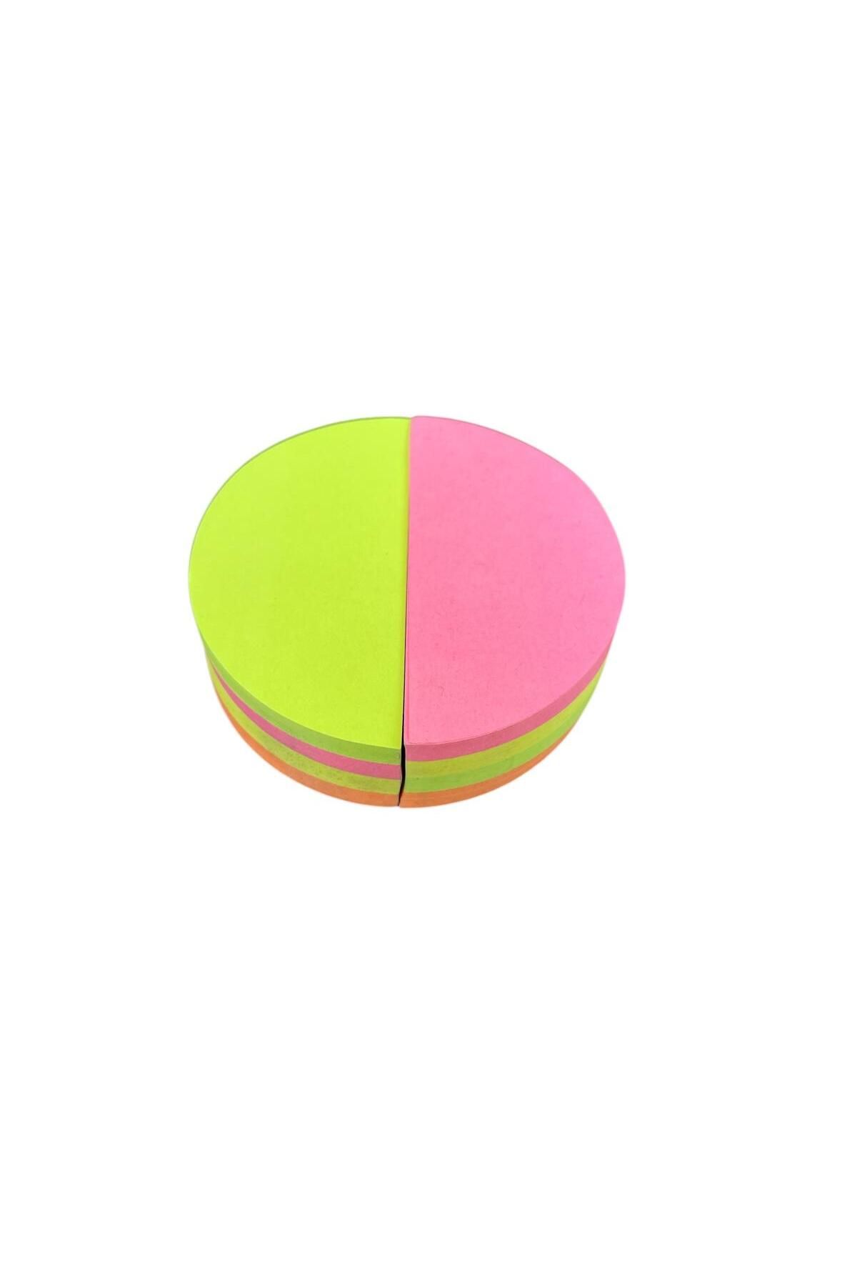 Uhu-Neon Colored Adhesive Note Paper 200 Yp. Set of 2 3