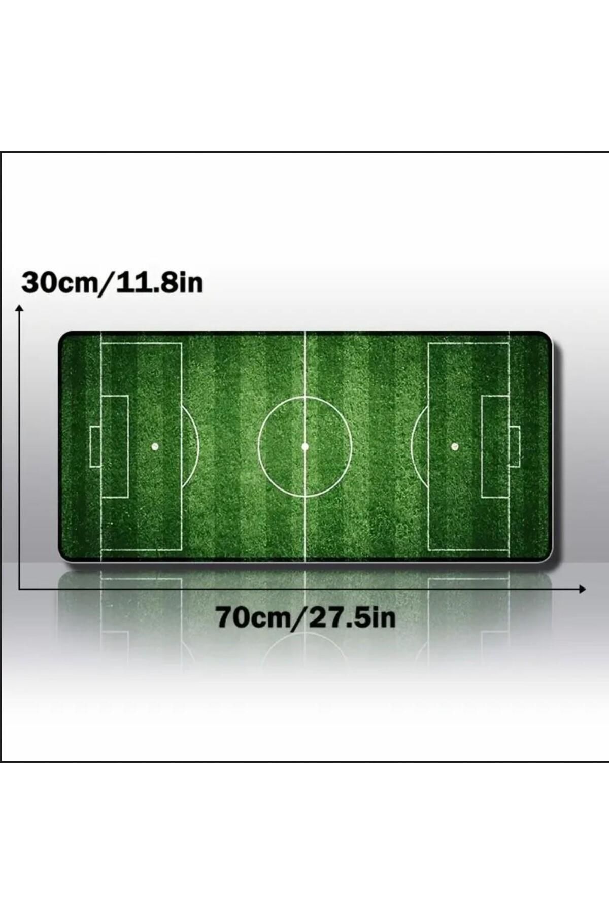 sgeteknoloji-70X30 cm Football Field Themed Non-Slip Base Speed Surface Player Mouse Pad Gaming 5